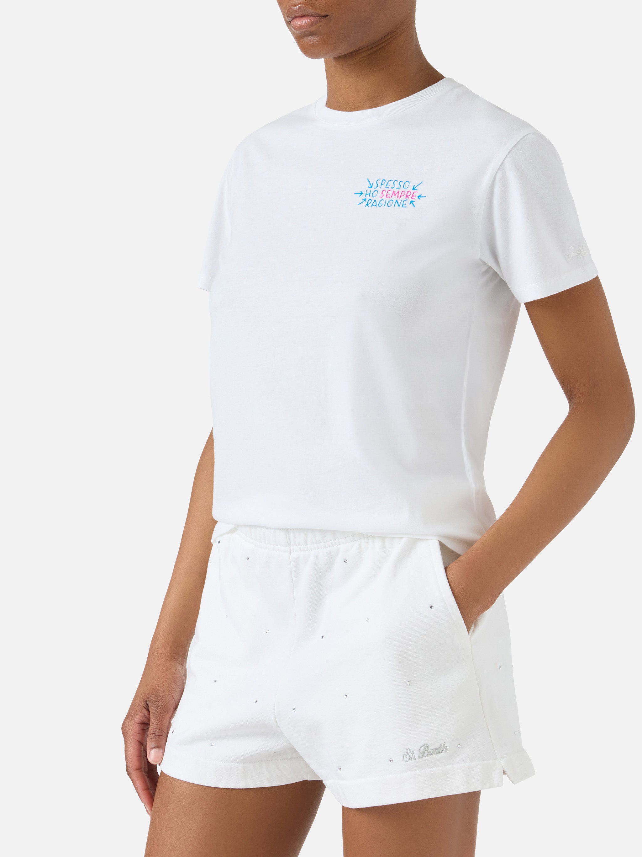 mc2-saint-barth-t-shirt-emilie-donna-bianca-special-edition-spesso-ho-sempre-rag image 2