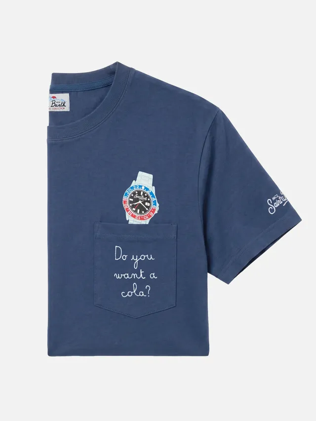 mc2-saint-barth-connor-t-shirt-uomo-cotone-blu-navy-do-you-want-a-cola image 1