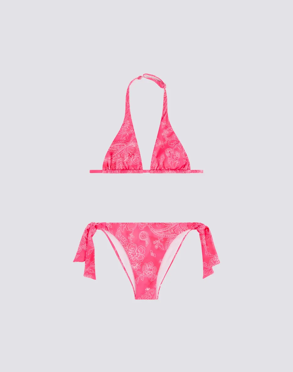 sundek-american-bikini-bambina-triangolo-e-slip-laccetti-hibi-paisley image 1