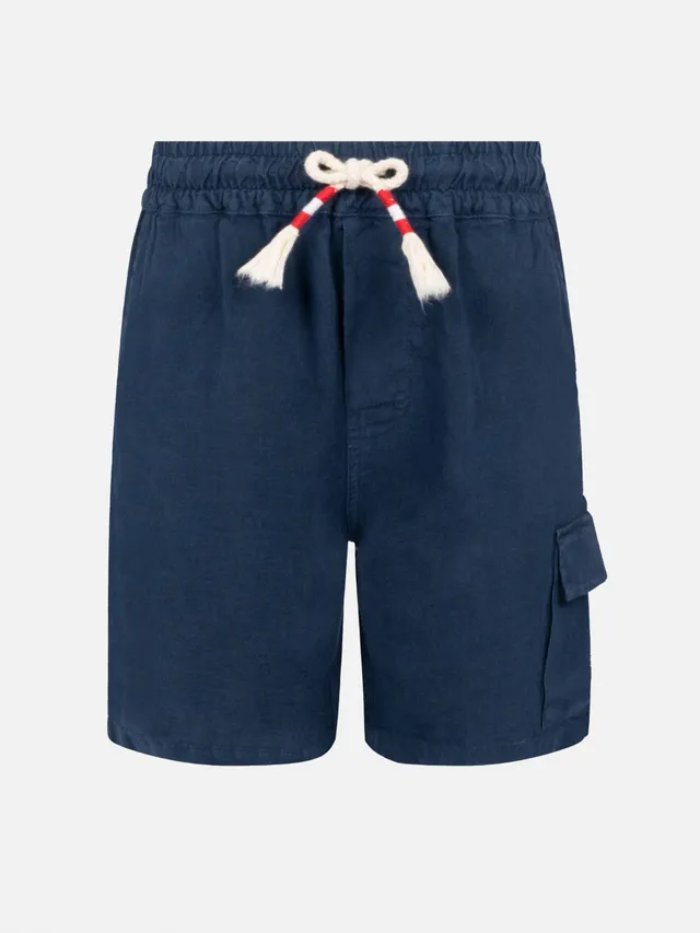 mc2-saint-barth-marseille-jr-bermuda-lino-bambino-blu-navy image 1