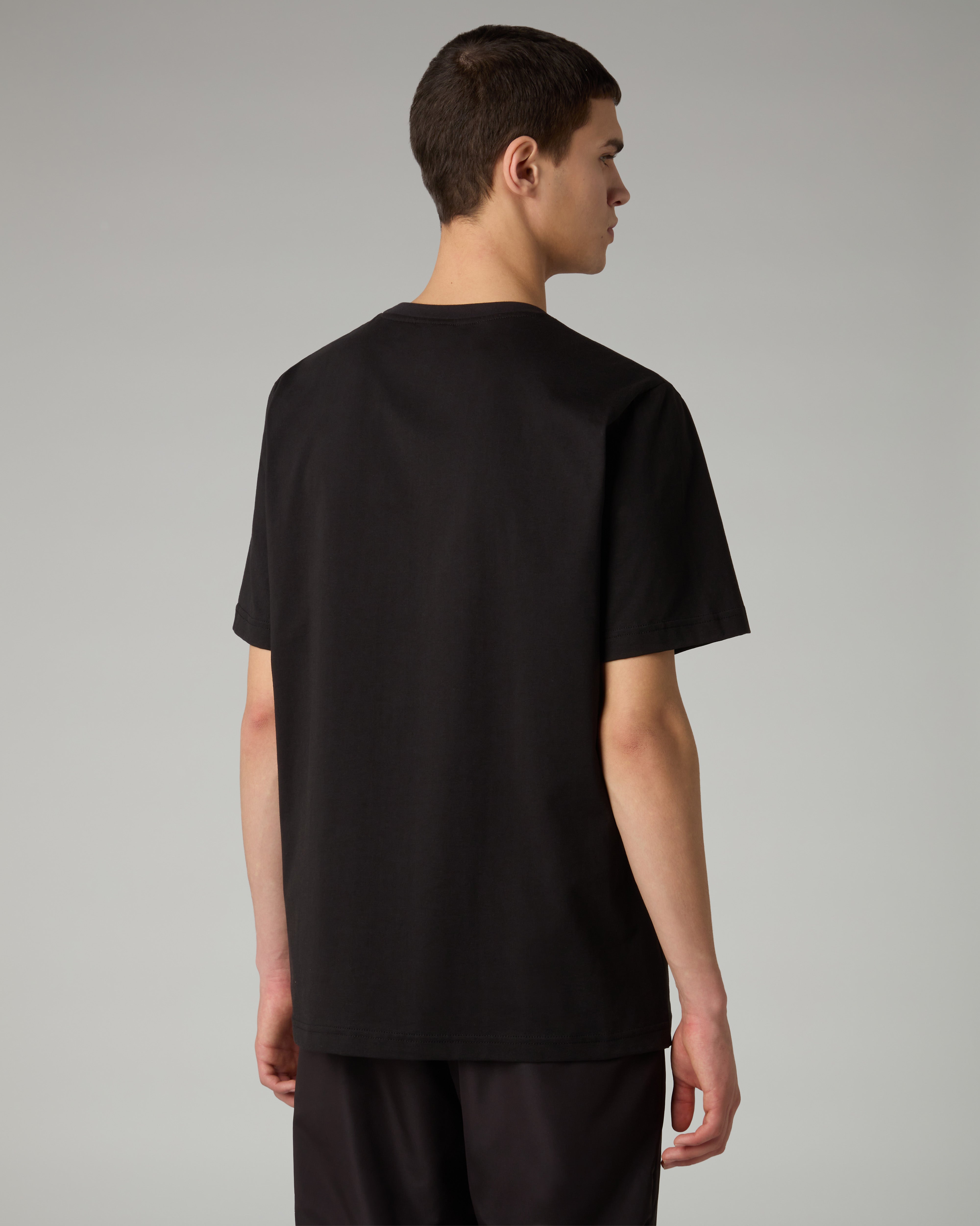 australian-aussie-cotton-t-shirt-maglietta-nera-regular-fit-made-in-italy image 3