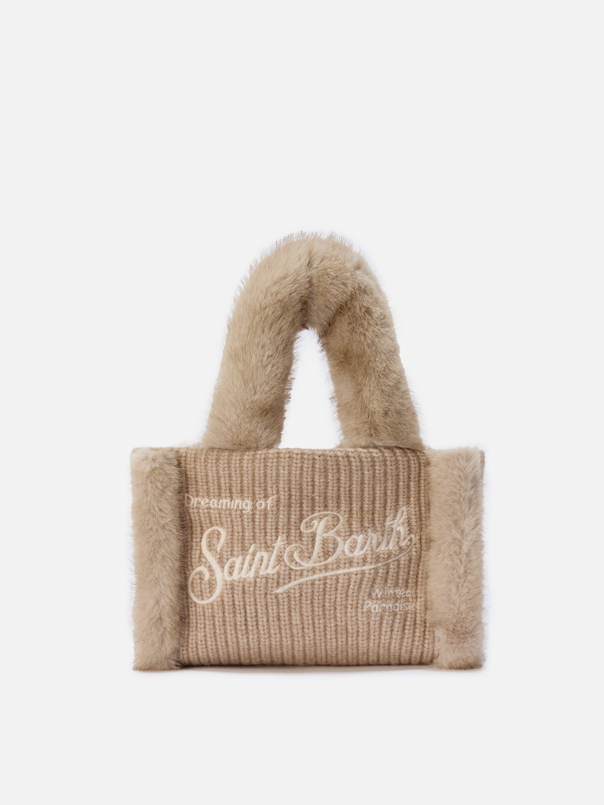 mc2-saint-barth-borsa-vanity-mini-shearling-rib-misto-lana-beige-19x18x9-cm image 1