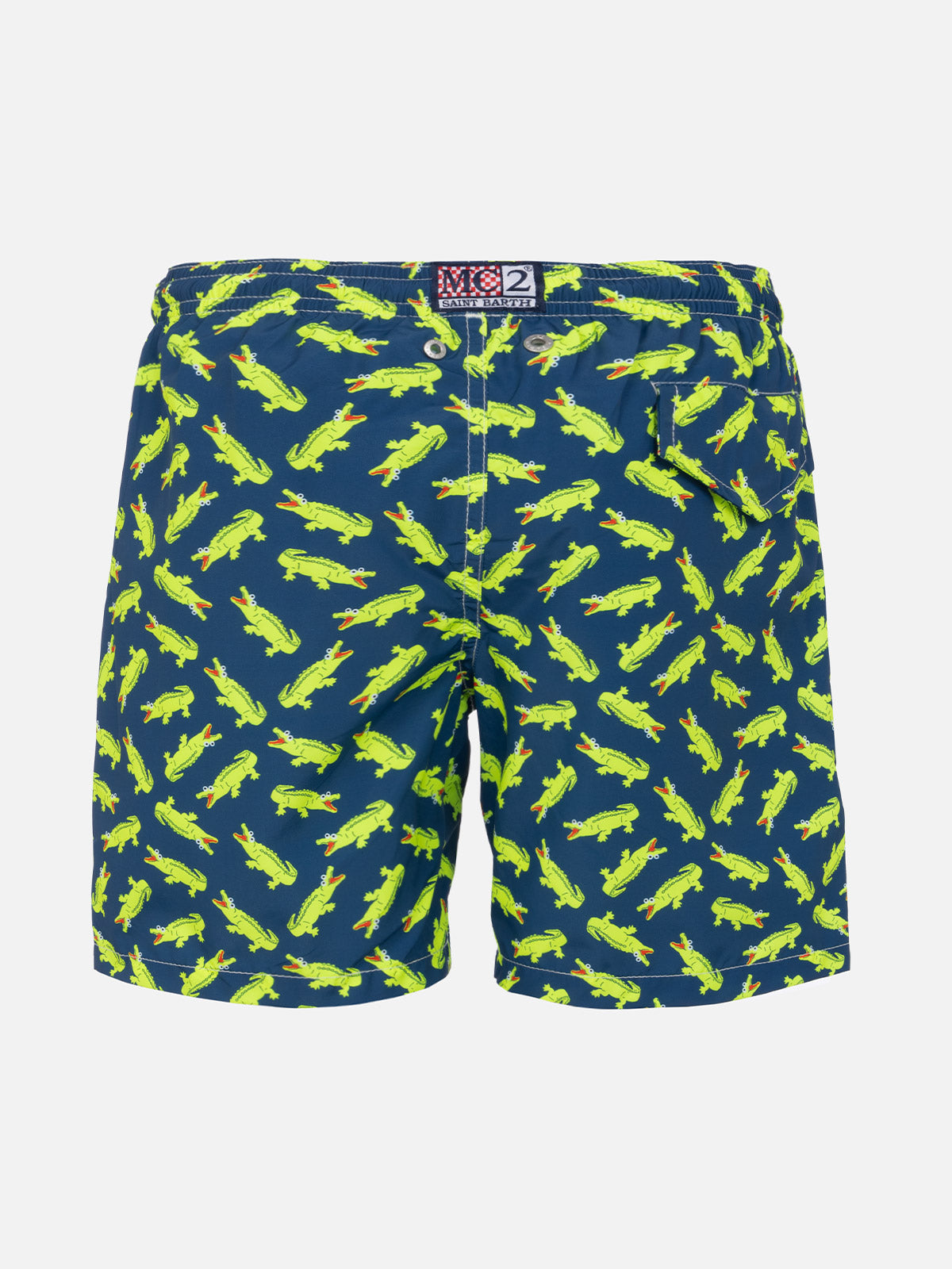 mc2-saint-barth-costume-da-bagno-bambino-stampa-coccodrillo-blu-navy image 2