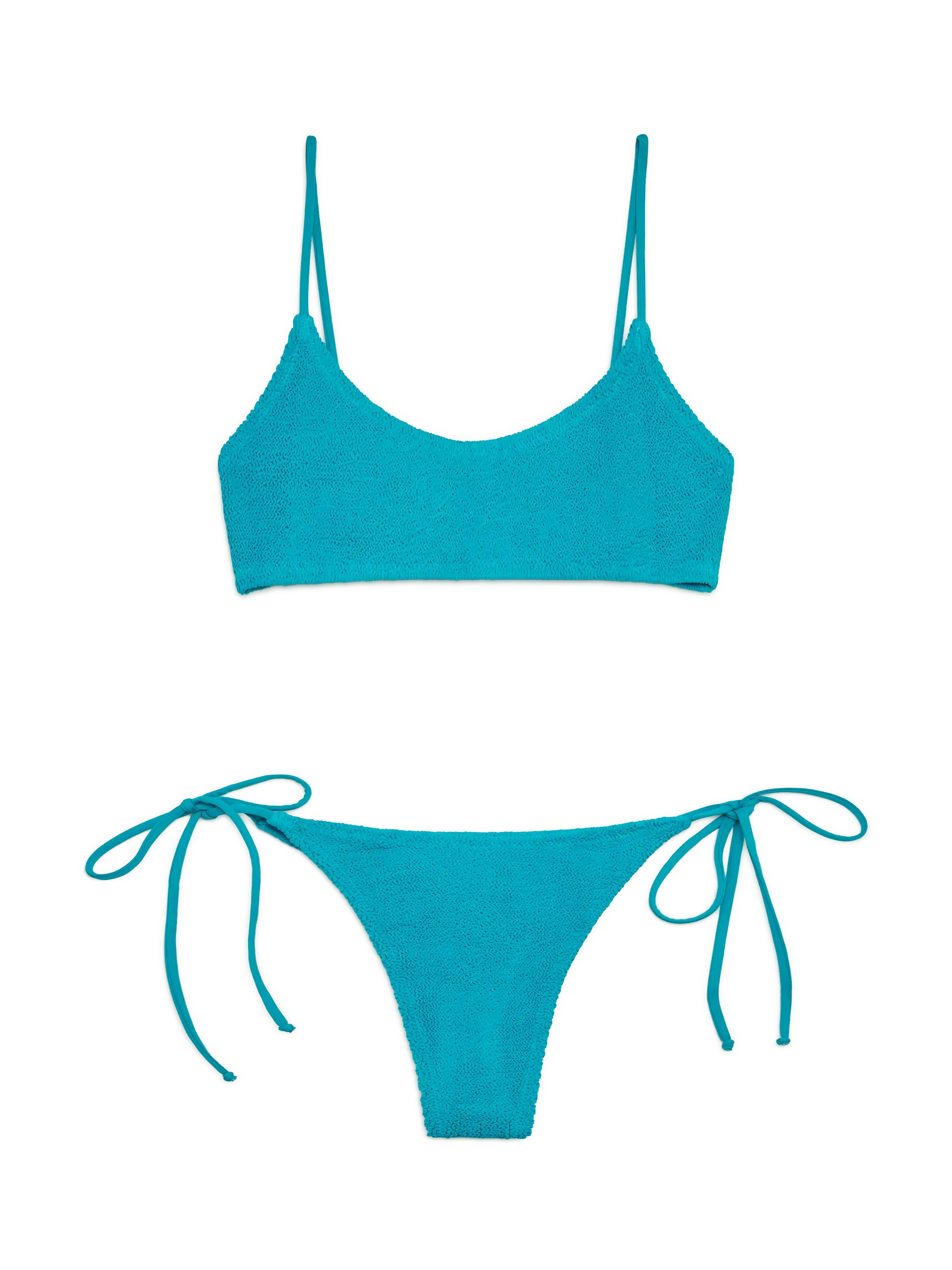 mc2-saint-barth-jusy-norah-bikini-donna-verde-ottanio-crinkle-bralette image 1