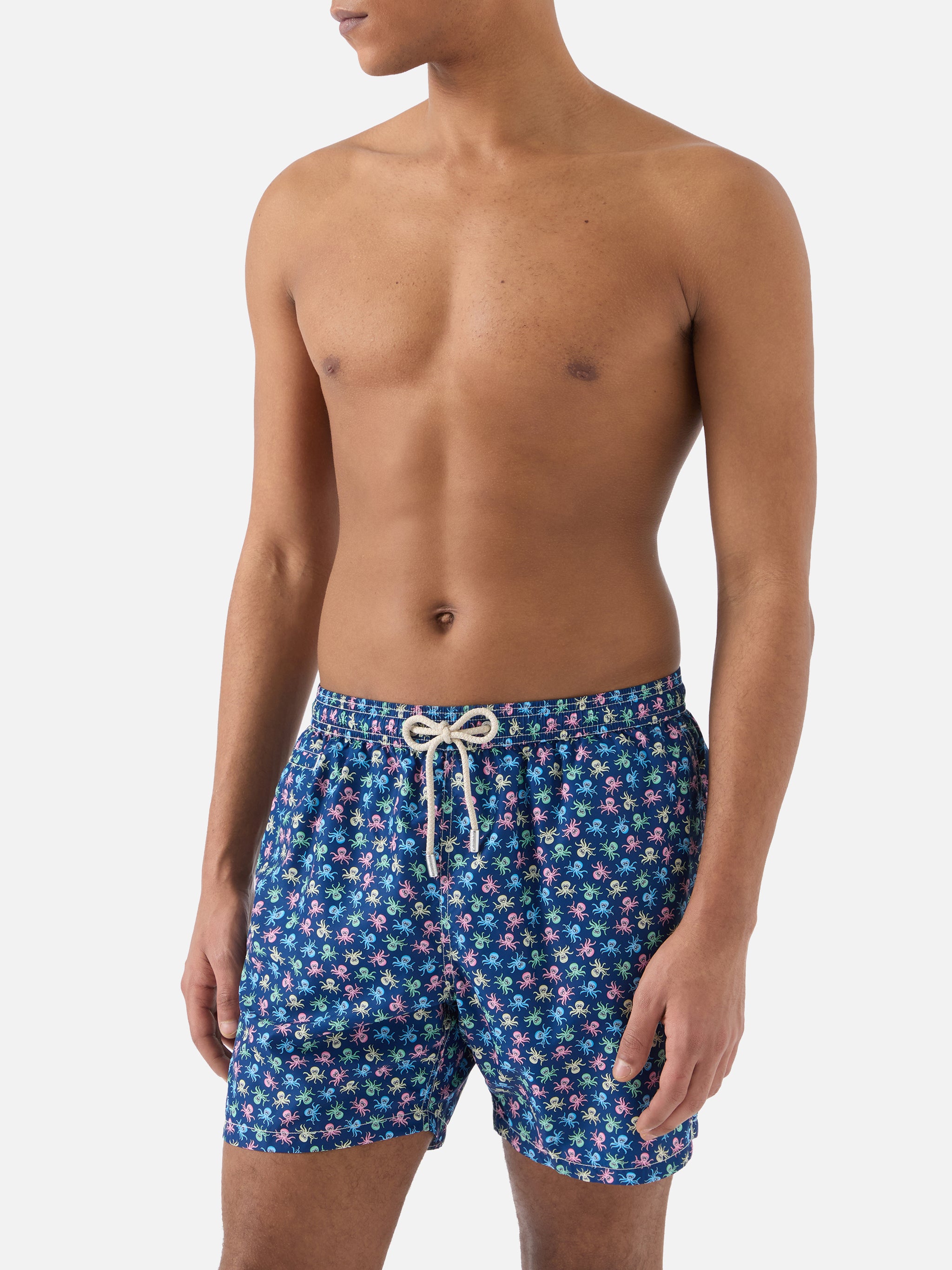 mc2-saint-barth-lighting-costume-mare-uomo-blu-navy-stampa-polipetti image 3