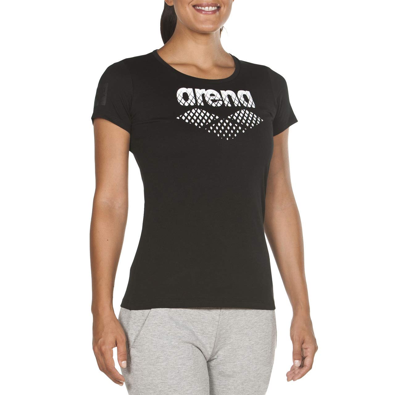 arena-w-essential-big-logo-maglia-donna-manica-corta image 3