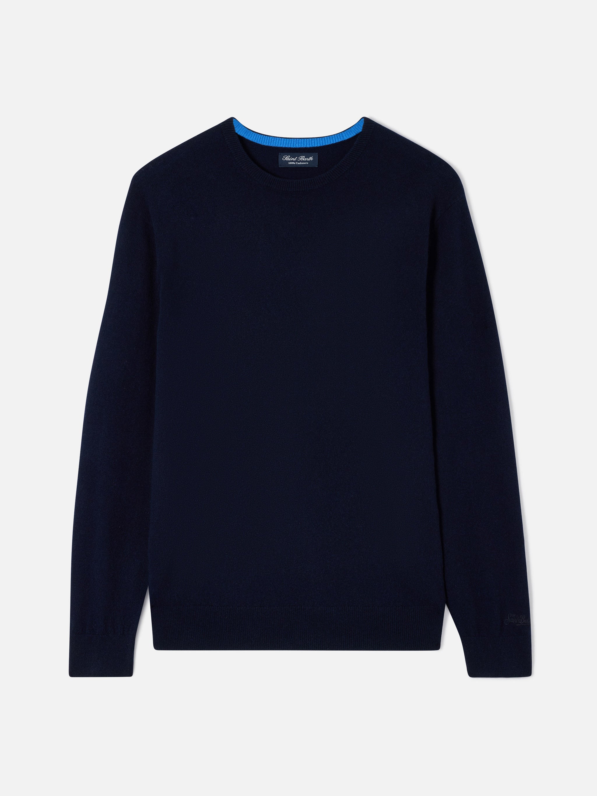 mc2-saint-barth-maglione-regent-girocollo-in-cashmere-blu-navy-uomo image 1
