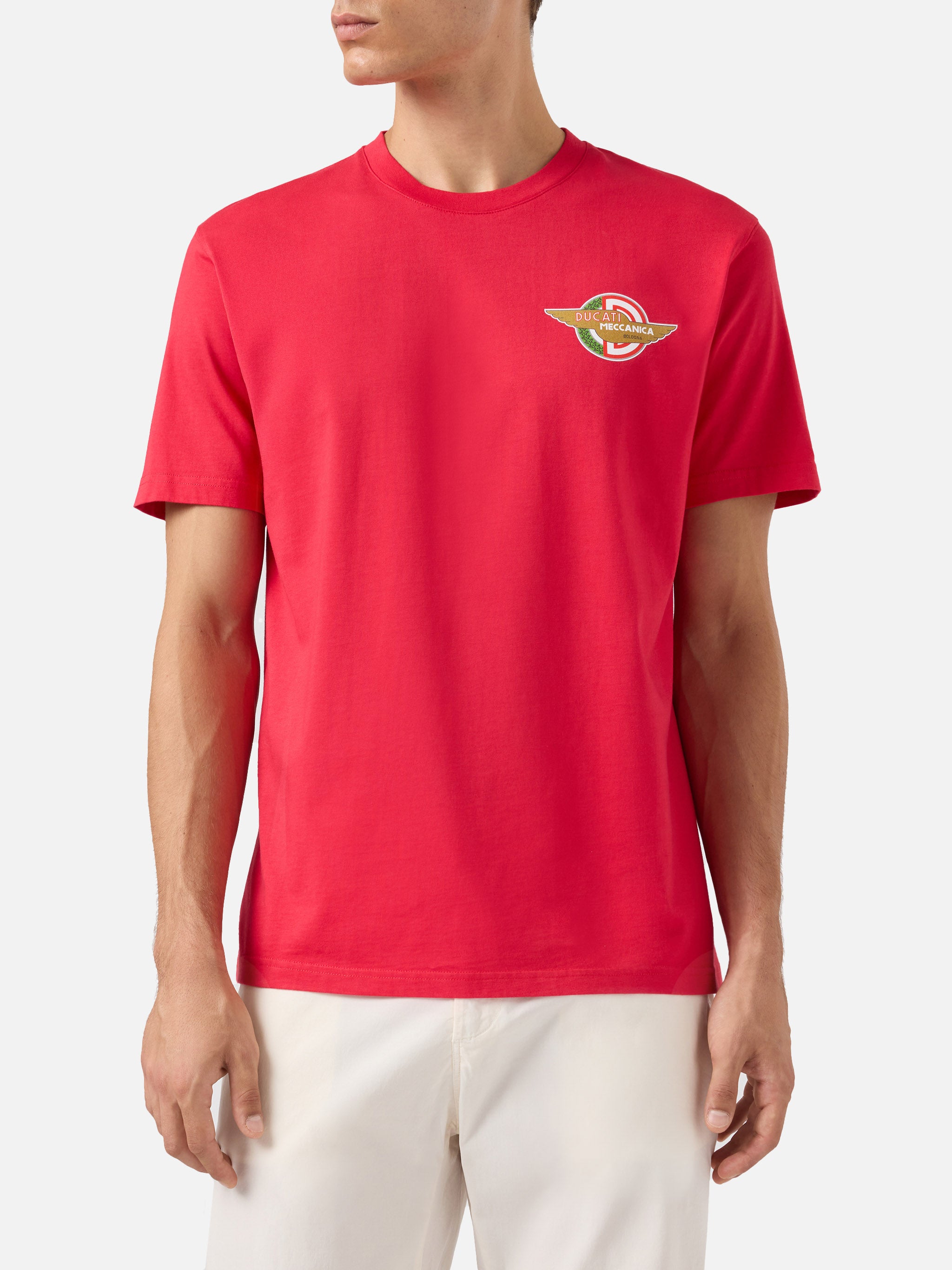 mc2-saint-barth-t-shirt-man-ducati-meccanica-rossa-special-edition image 2