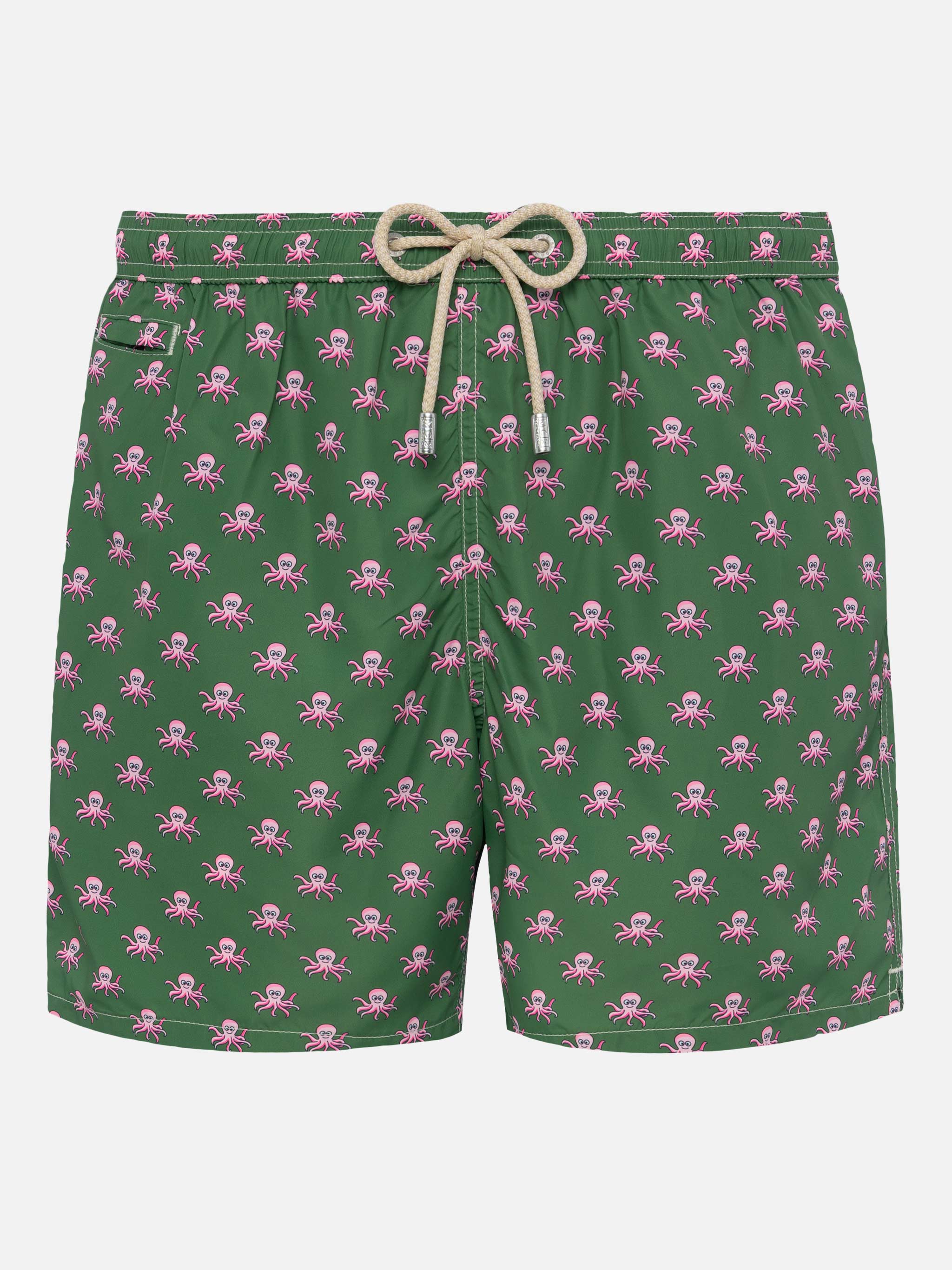 mc2-saint-barth-lighting-costume-mare-uomo-polipo-verde-militare-poliestere-rici image 1