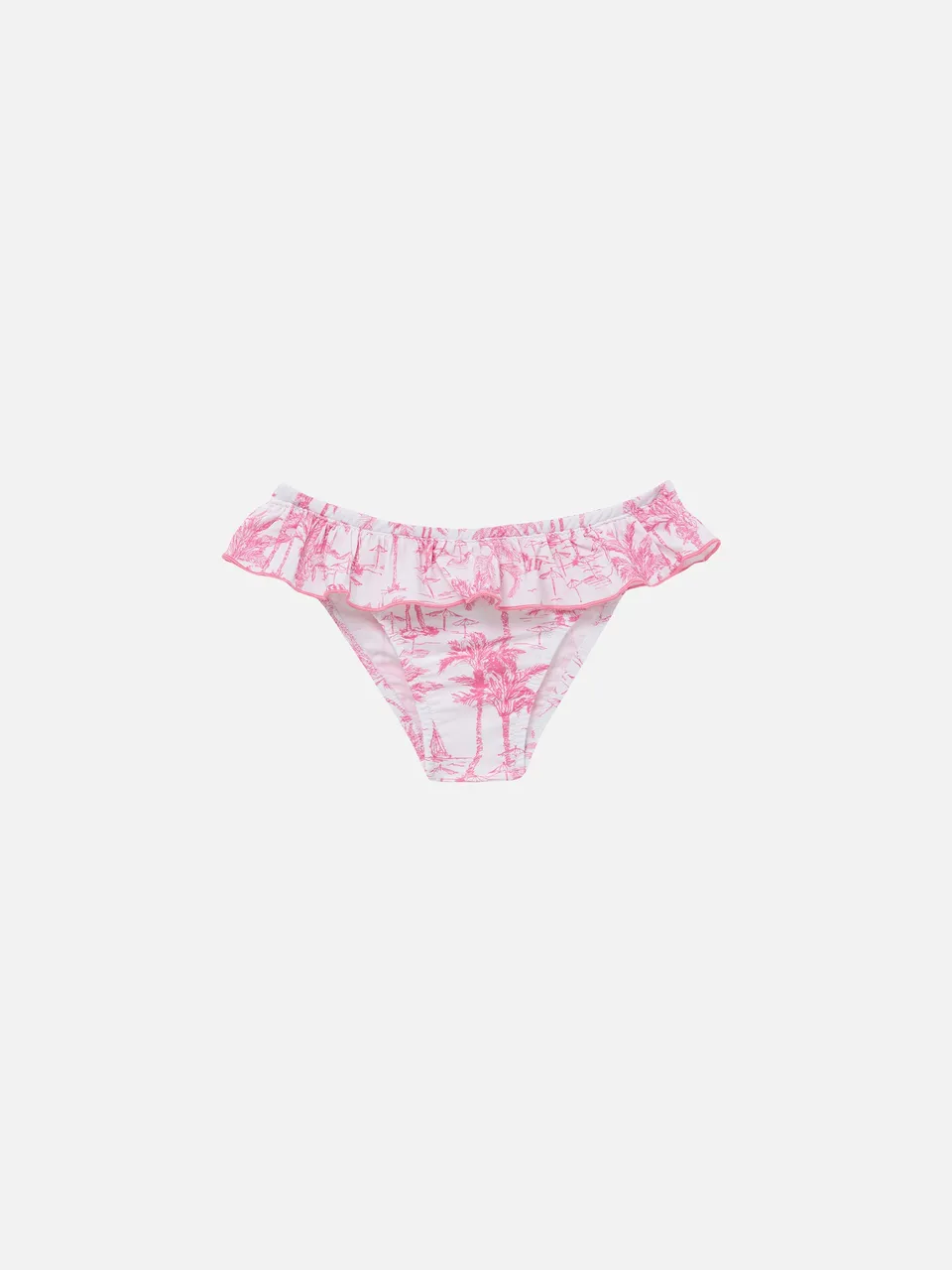 mc2-saint-barth-melly-slip-mare-bimba-volant-toile-de-jouy-azzurro image 1