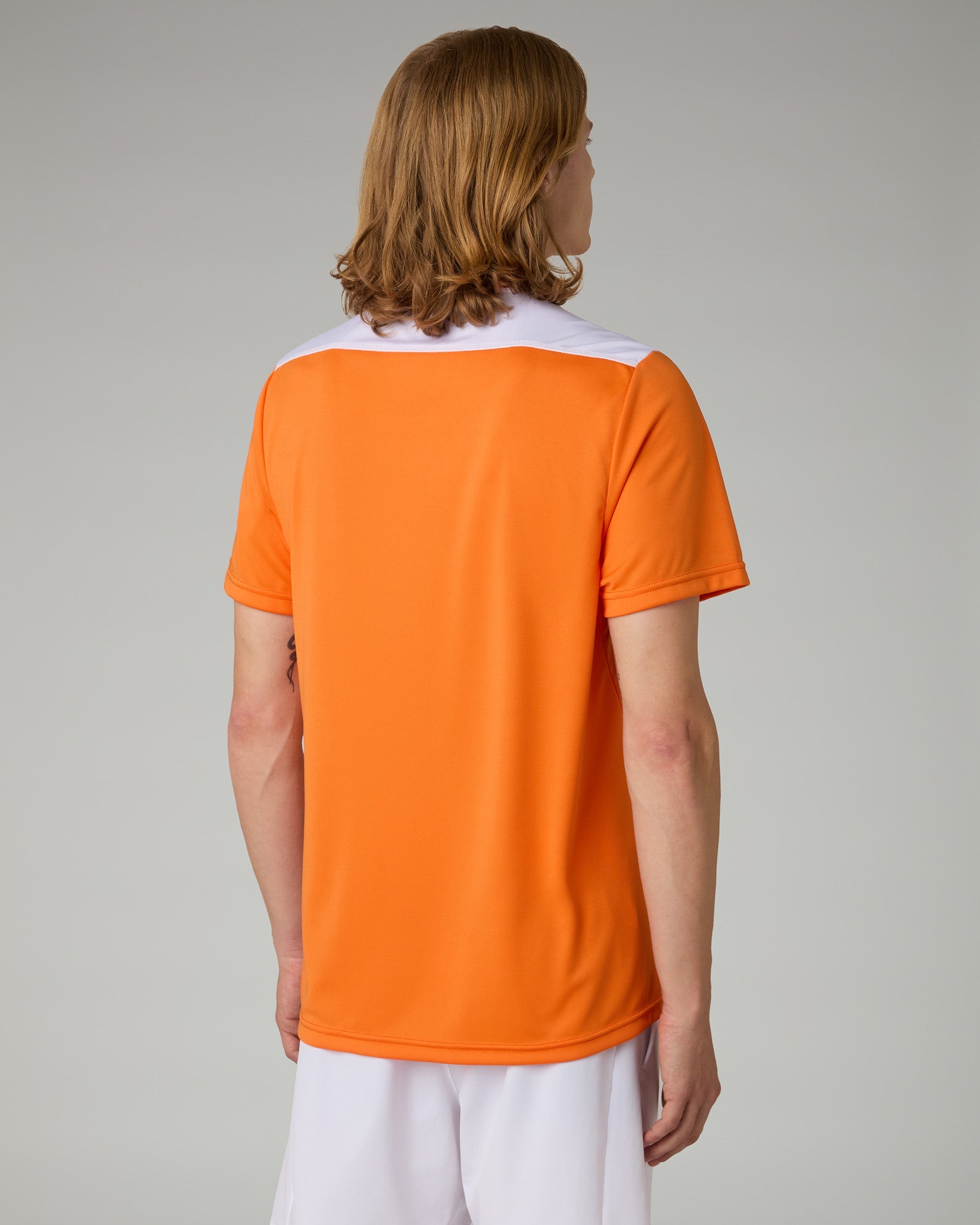australian-court-t-shirt-arancio-acceso-in-tessuto-tecnico-ace image 3