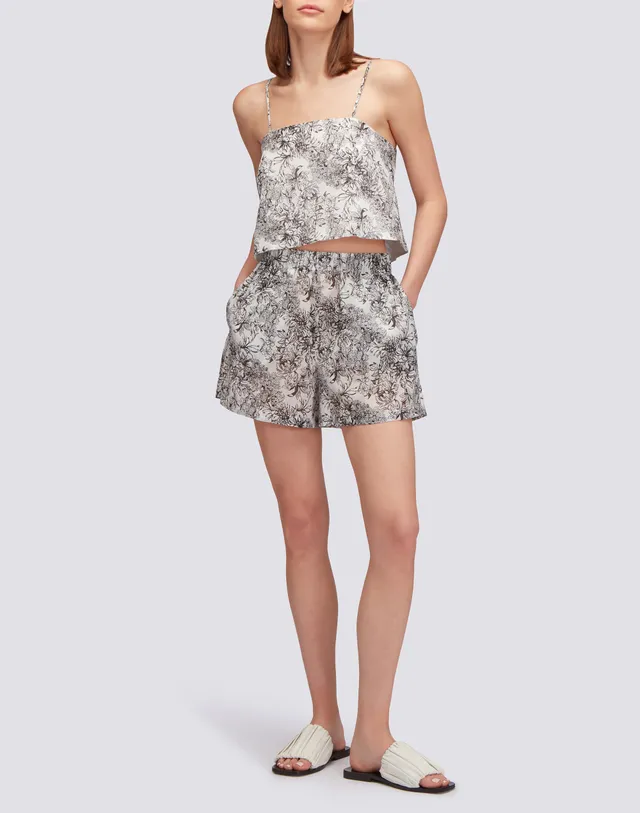 sundek-top-donna-in-cotone-voile-stampa-fleur-de-joie image 1