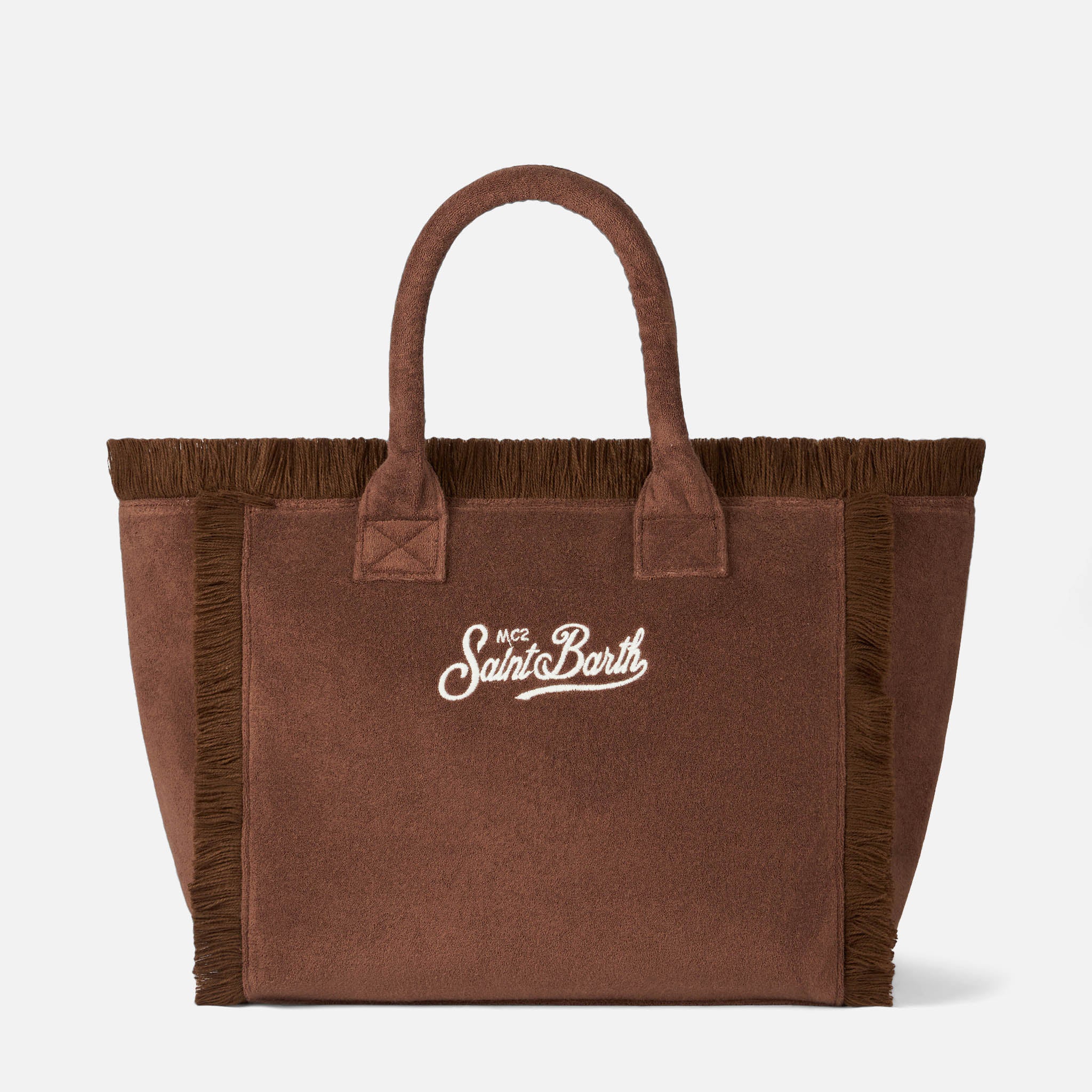 mc2-saint-barth-vanity-sponge-borsa-shopper-spugna-marrone image 2