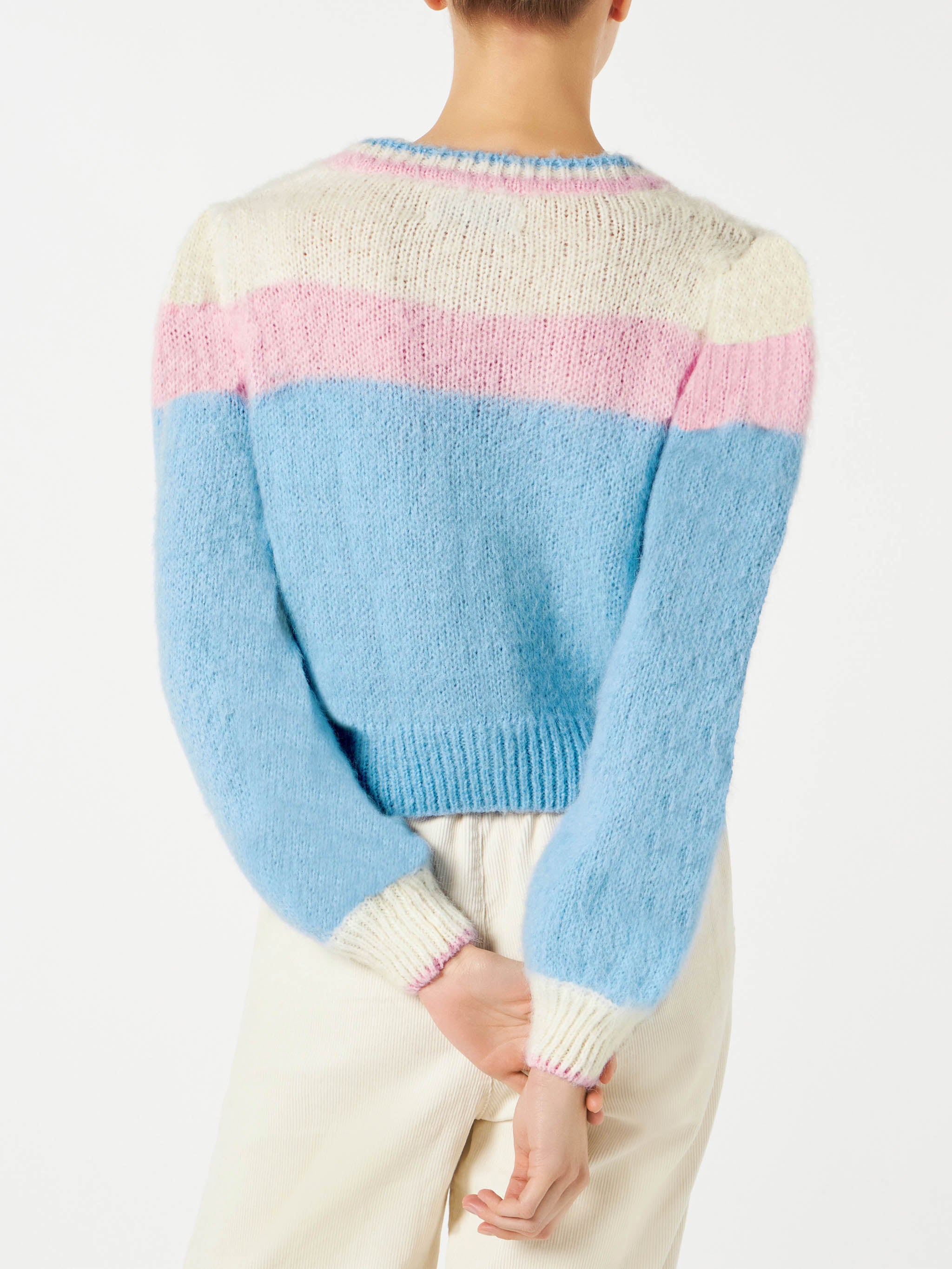 mc2-saint-barth-cardigan-crop-maglia-garzata-rosa-donna image 3