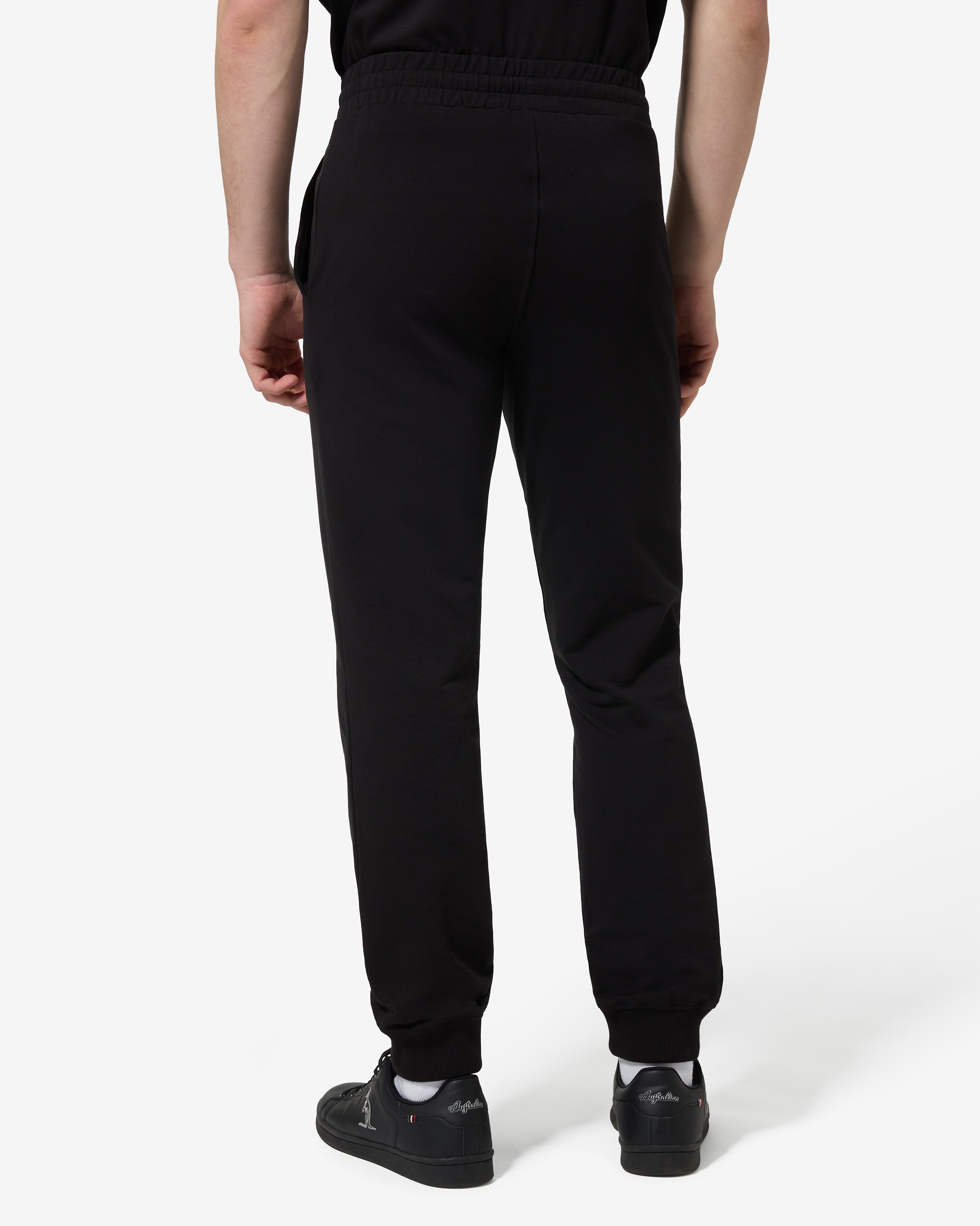 australian-essential-camomaps-track-pant-nero-in-felpa-elasticizzata image 4