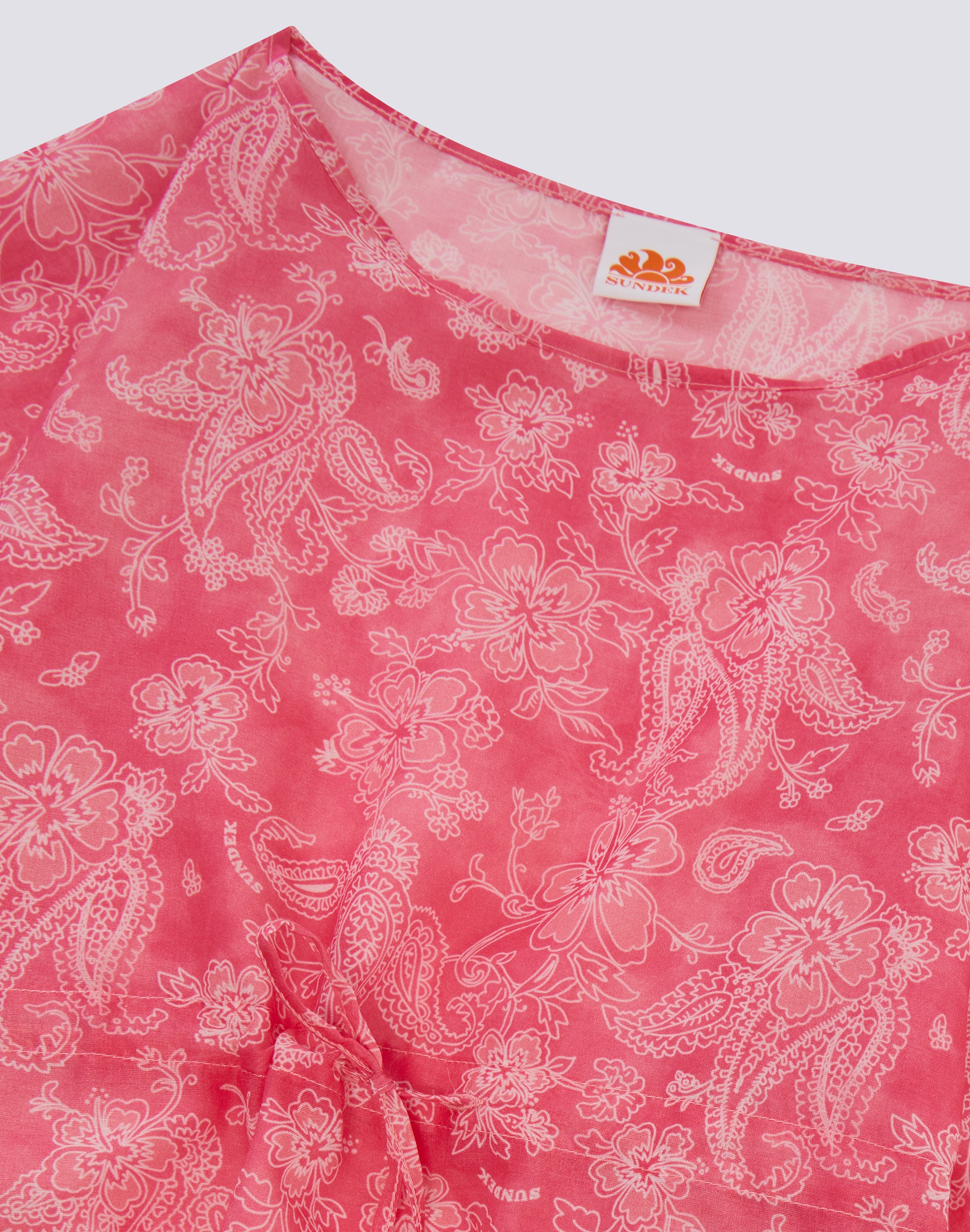 sundek-g217drvl3yi-abito-bambina-a-farfalla-stampa-hibi-paisley image 3