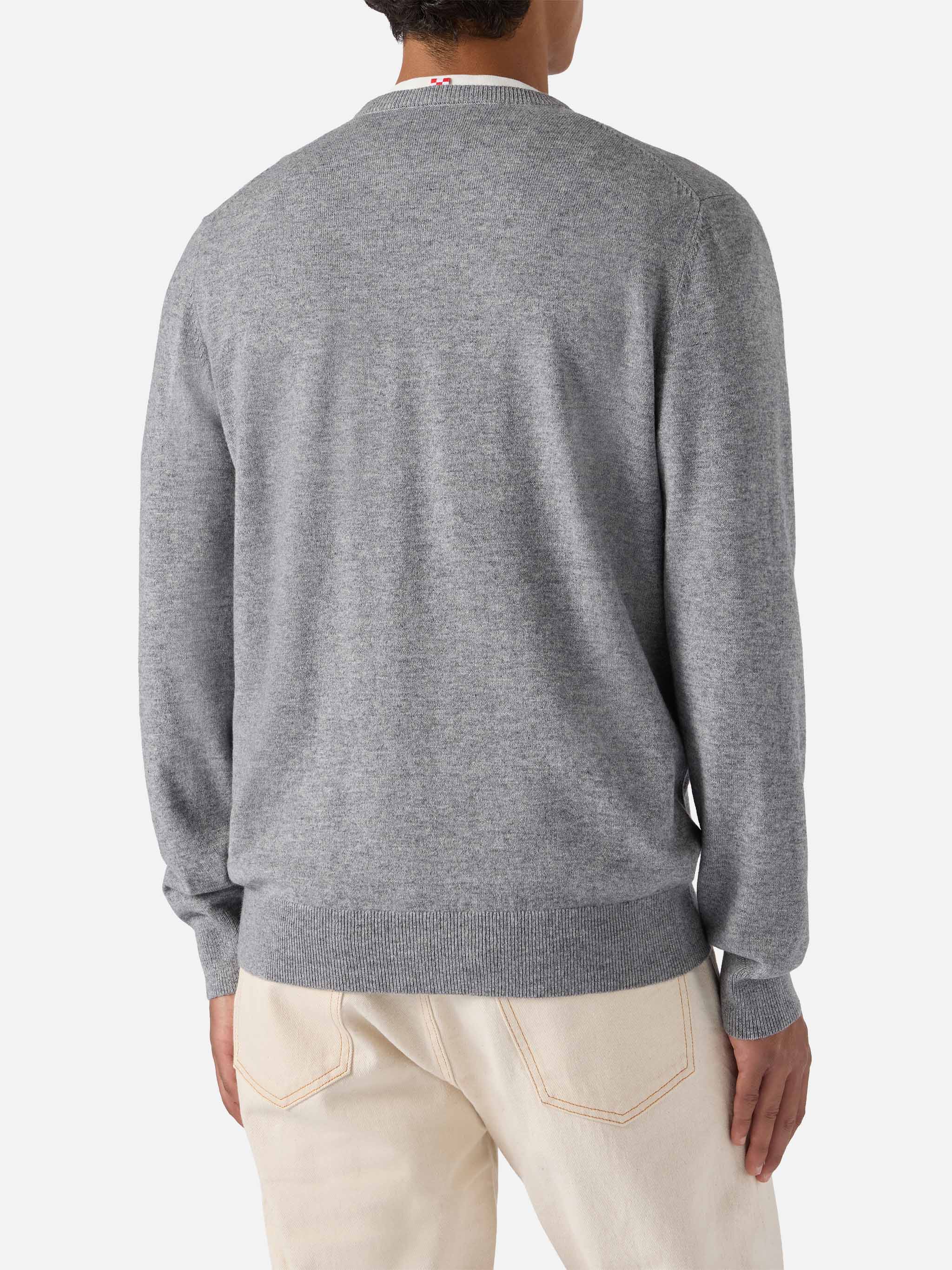 mc2-saint-barth-maglione-heron-light-uomo-grigio-in-misto-cashmere-disney-zio-pa image 4