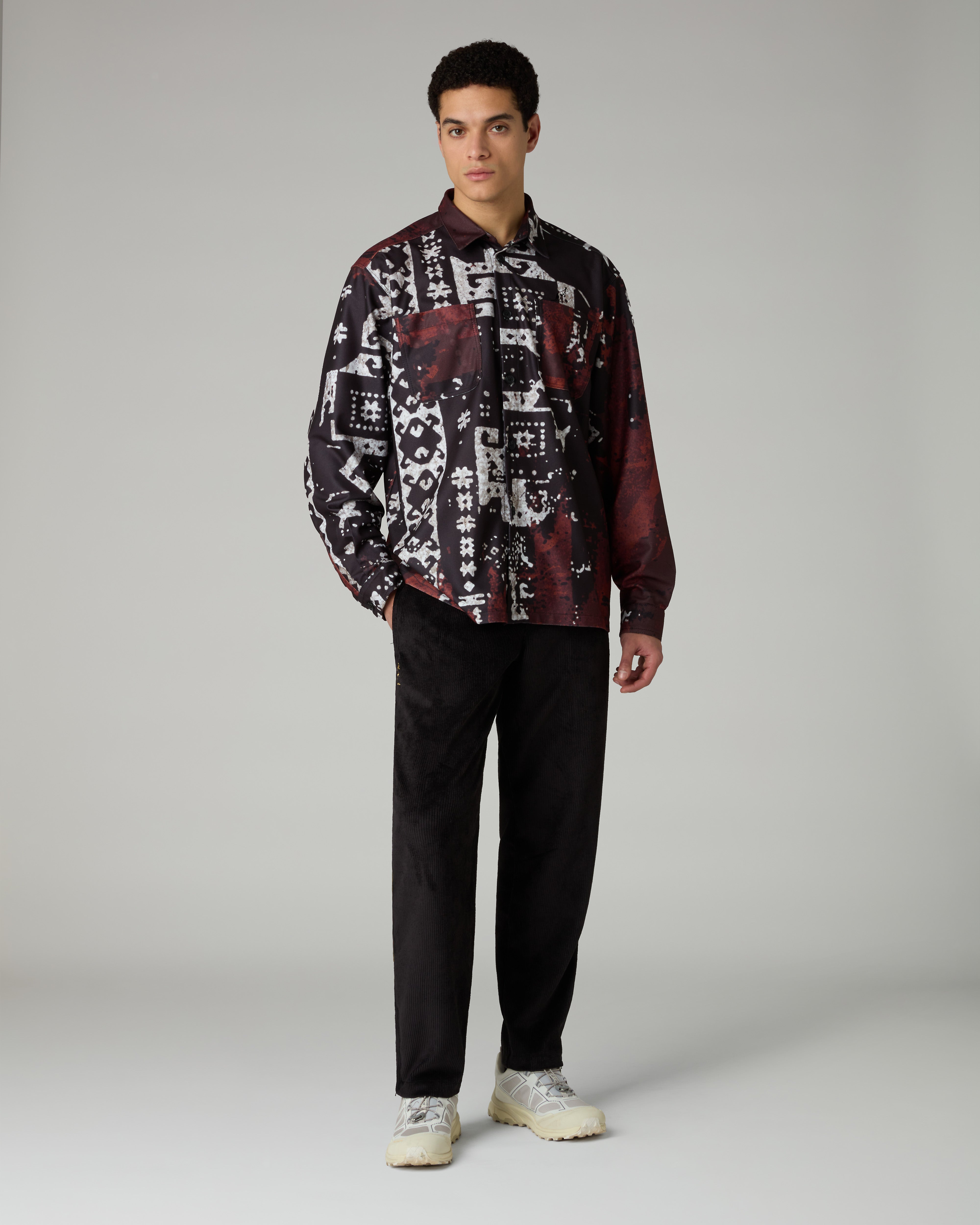 australian-arak-printed-shirt-camicia-over-in-sabrinda-made-in-italy image 2