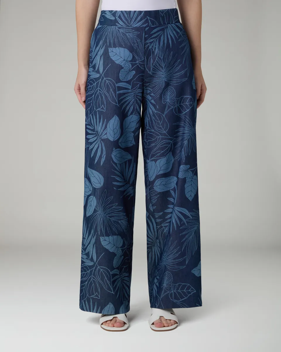 australian-urban-foliage-trousers-pantalone-chambray-eclipse-blue image 1