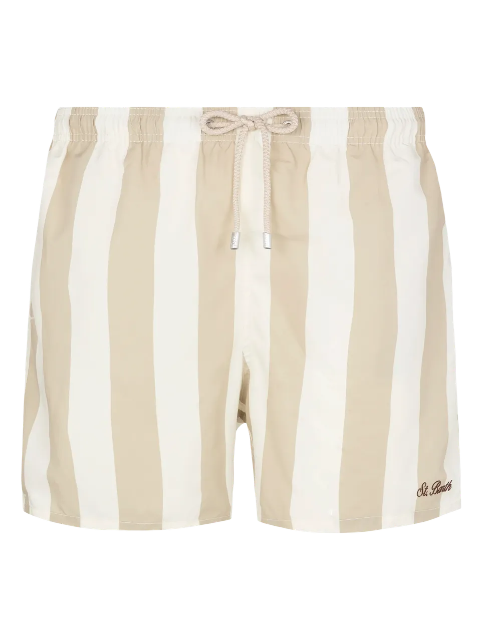 mc2-saint-barth-gustavia-costume-mare-uomo-lunghezza-media-a-righe-beige-con-ric image 1