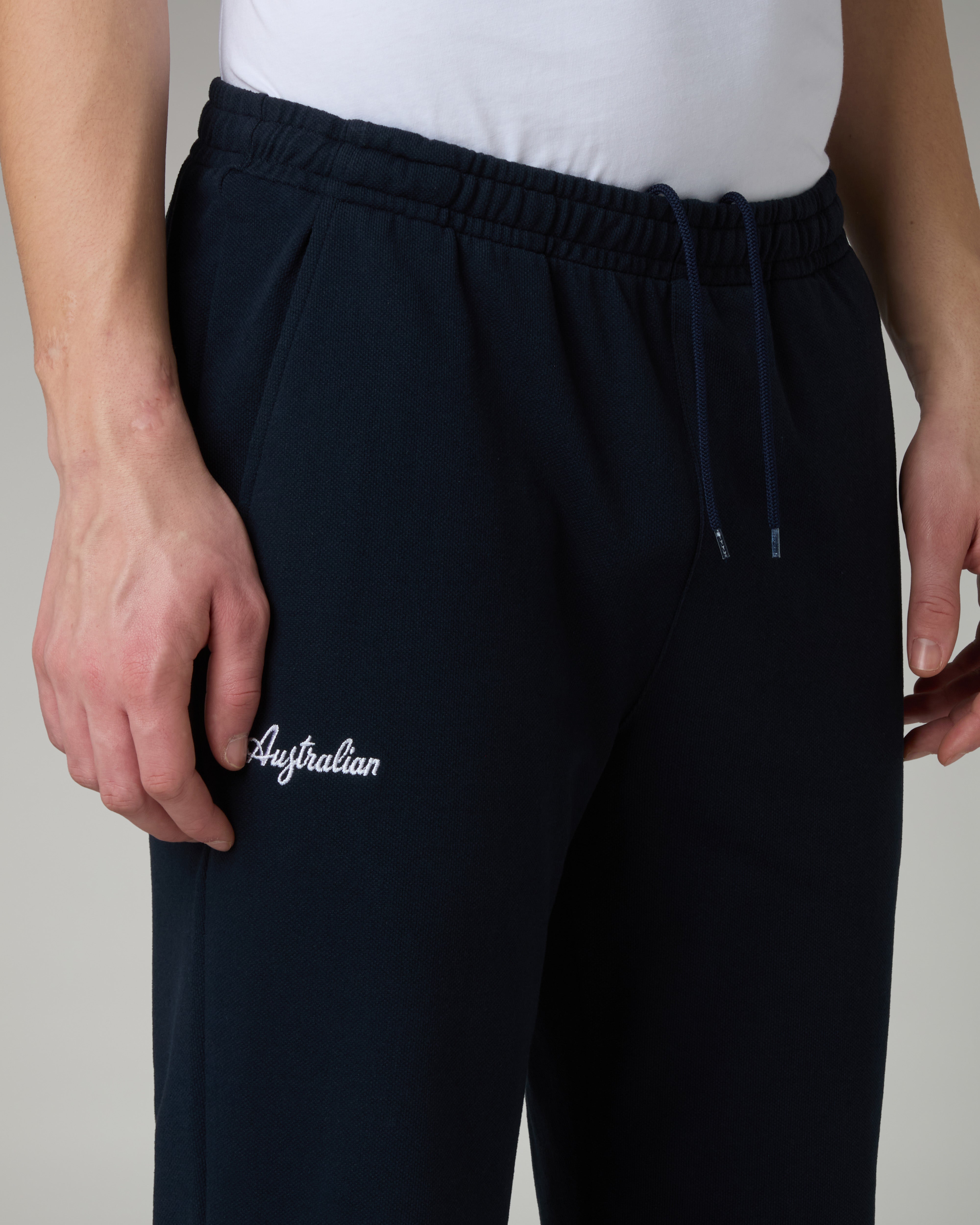 australian-mycon-tuta-piquet-bianca-giacca-pantalone image 6