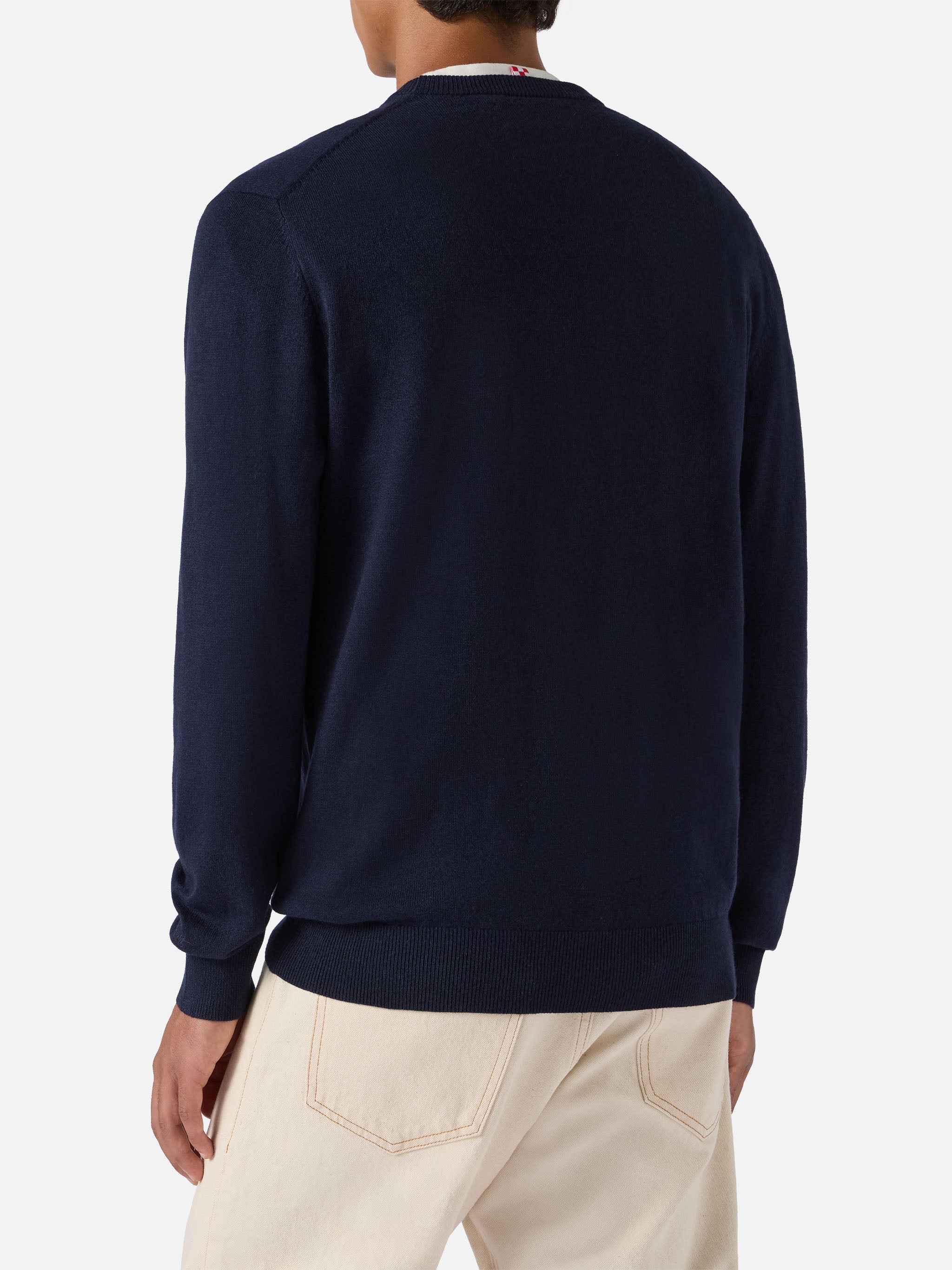 mc2-saint-barth-maglione-heron-light-uomo-girocollo-blu-time-is-money image 4