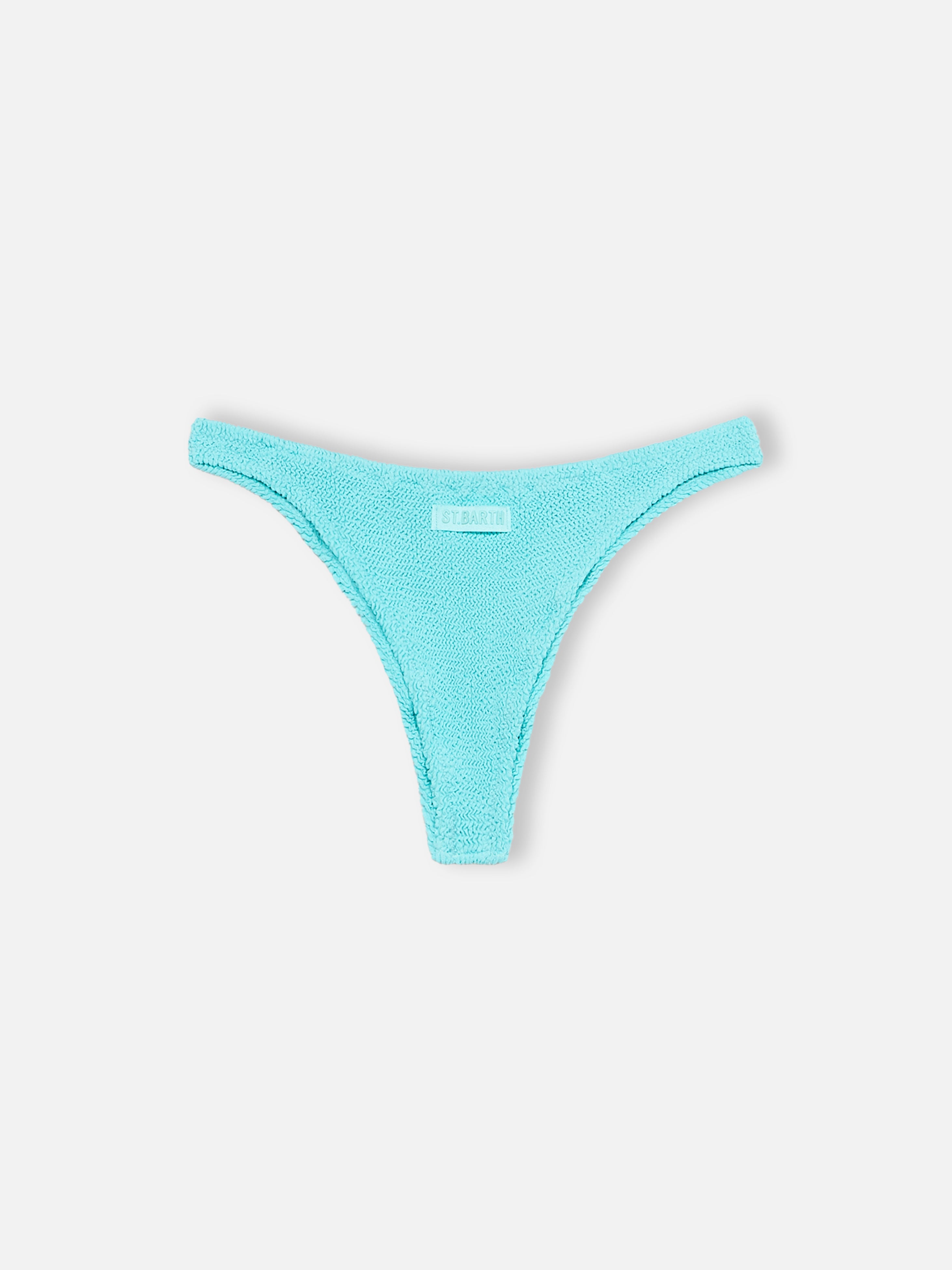 mc2-saint-barth-slip-naomi-donna-crinkle-verde-acqua-copertura-ridotta image 2