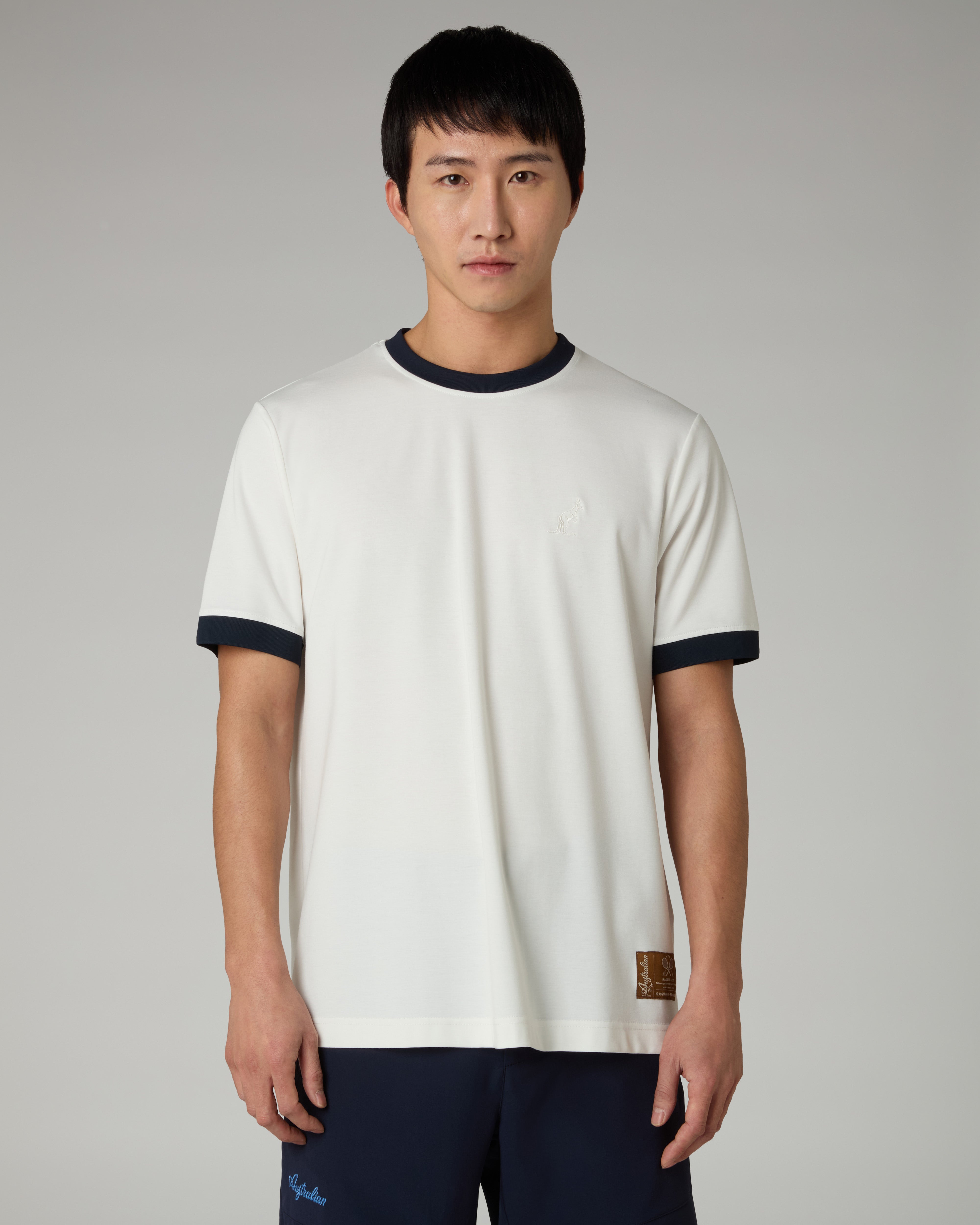 australian-flowline-t-shirt-latte image 1