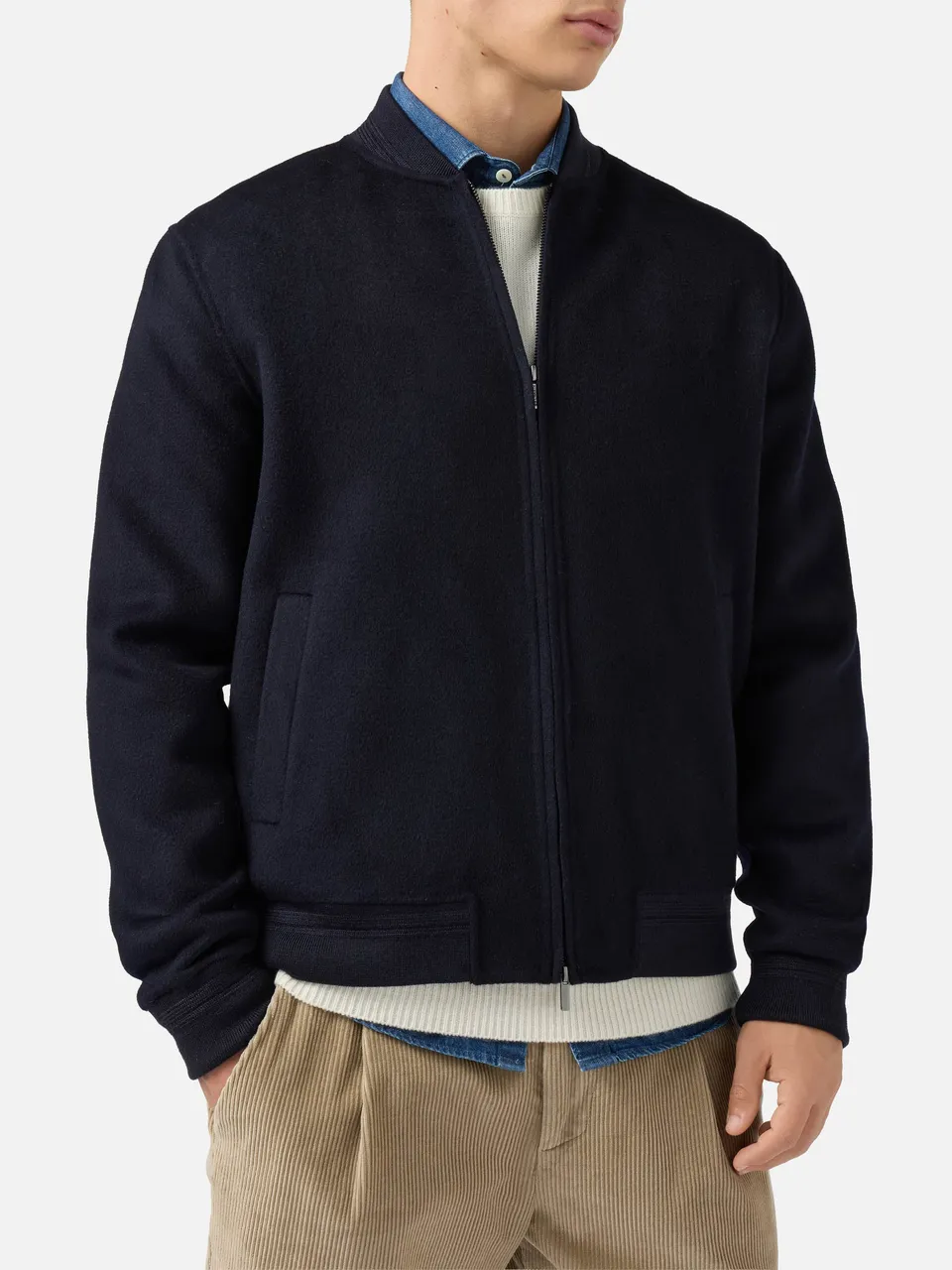 mc2-saint-barth-bomber-camden-in-lana-blu-sfoderato-da-uomo image 1