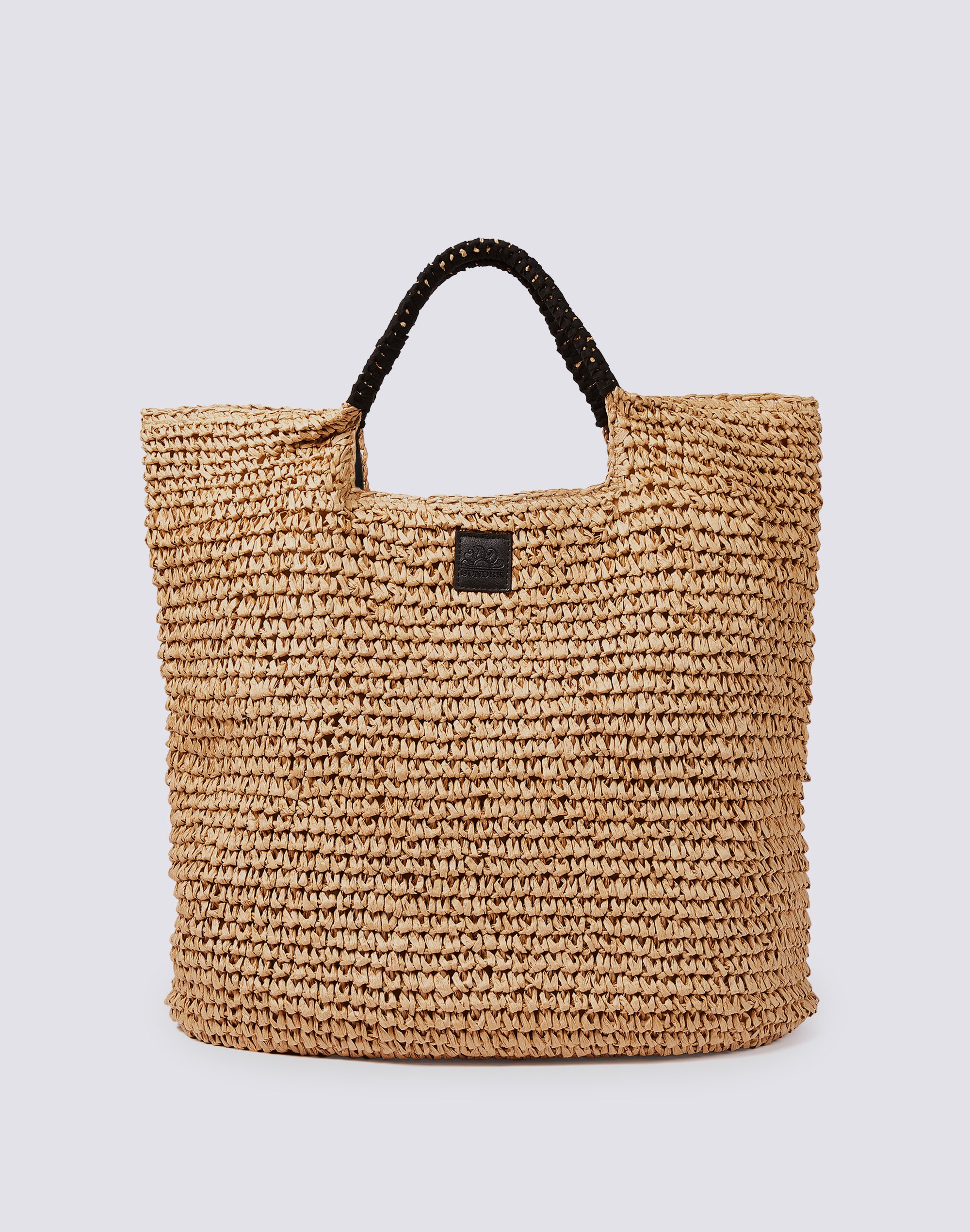 sundek-maxi-borsa-in-paper-straw-intrecciata-borsa-mare-donna image 1