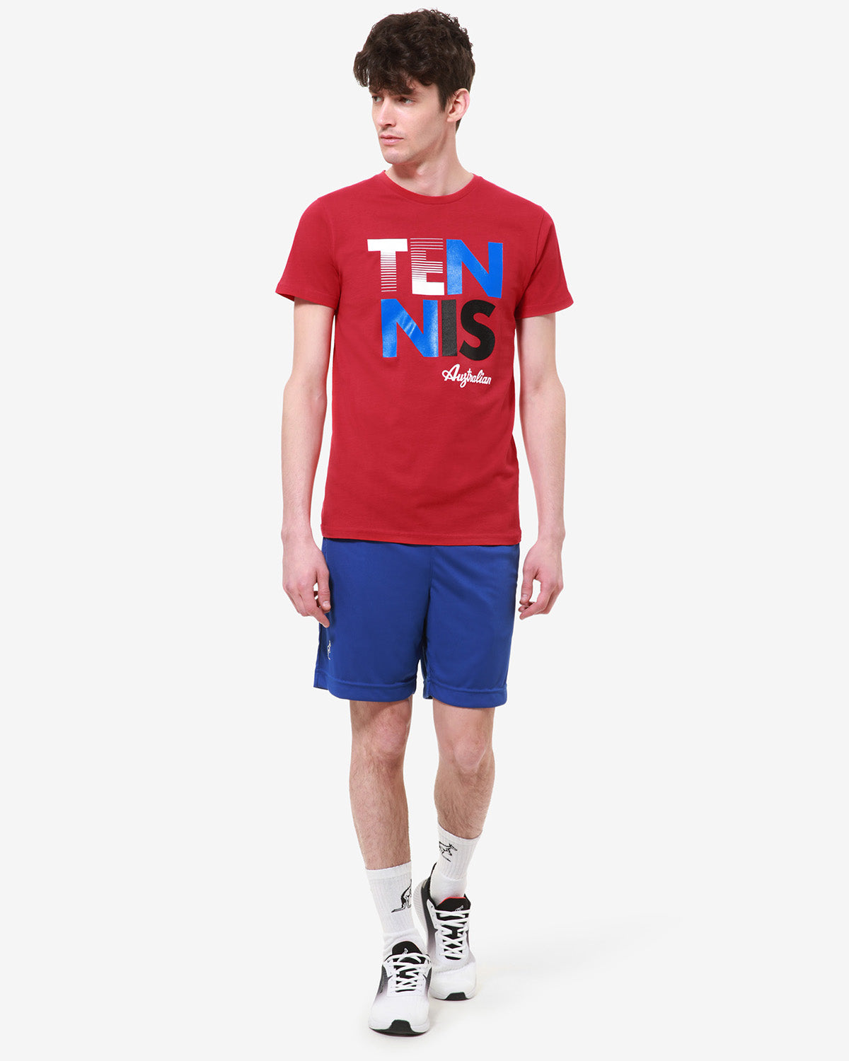 australian-tennis-t-shirt-tennis-is-t-shirt-cotone-rosso-vivo image 2