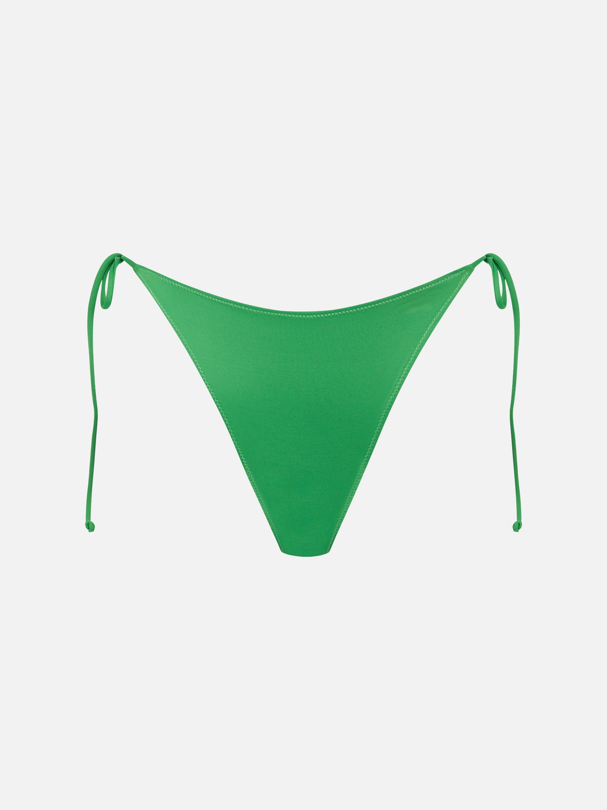 slip-mare-mc2-saint-barth-marielle-verde-tinta-unita-con-laccetti image 1