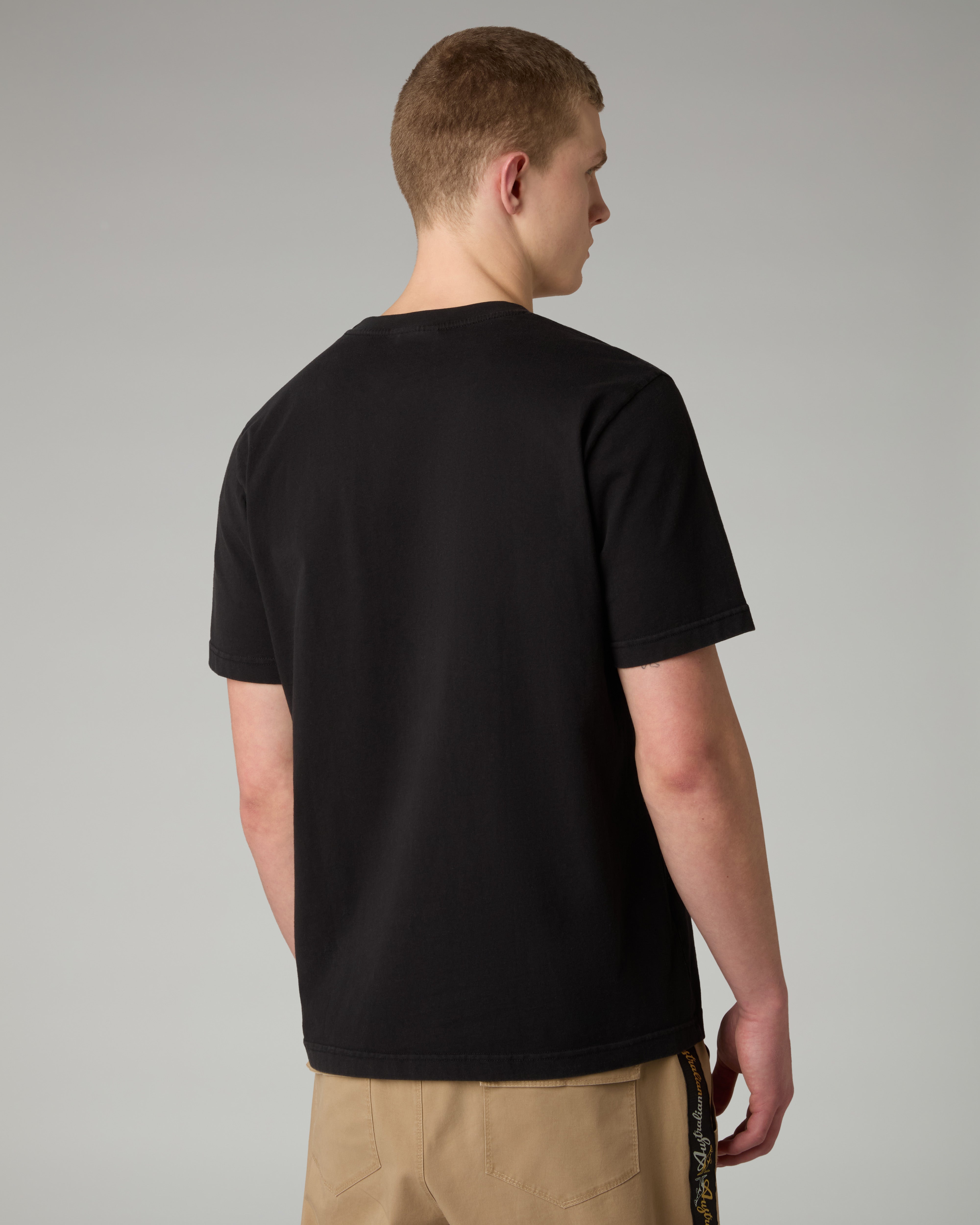 australian-tape-pocket-t-shirt-maglietta-cotone-con-taschino-e-banda image 3