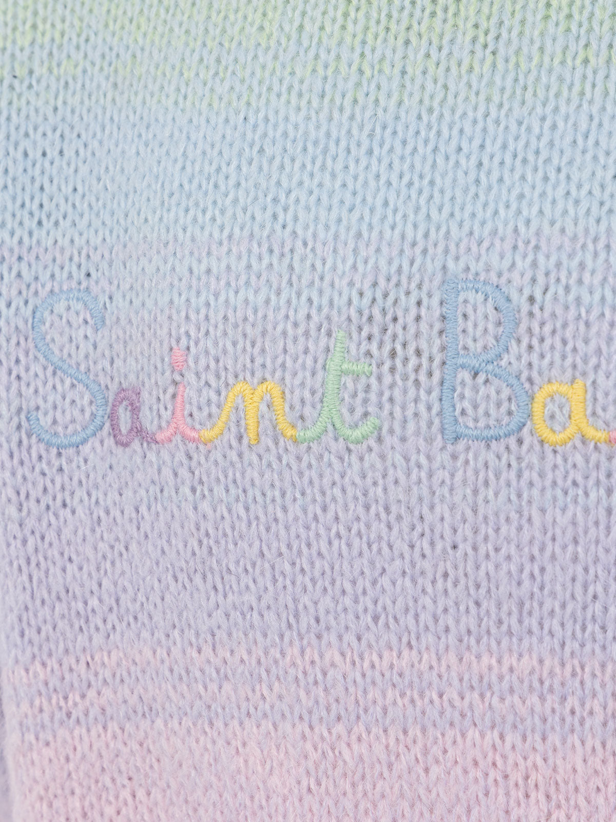 mc2-saint-barth-danya-maglione-girocollo-a-righe-multicolore-da-bambina image 3