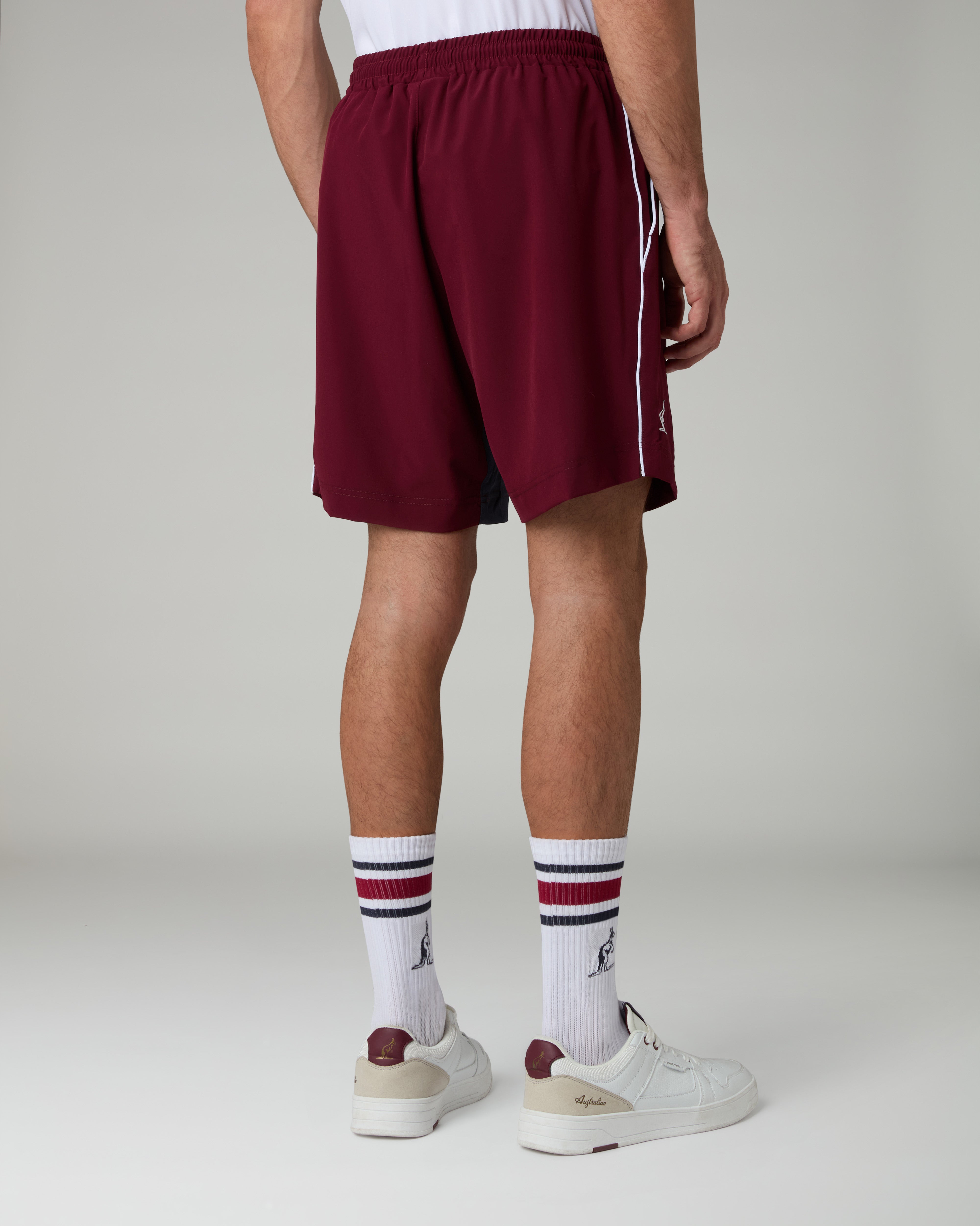 australian-slam-classic-short-short-tennis-bi-elastico-rubino image 3