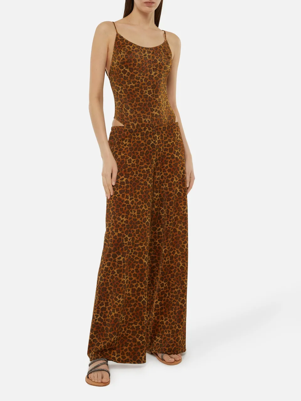 mc2-saint-barth-amalia-pantaloni-donna-gamba-larga-lurex-leopardato image 1