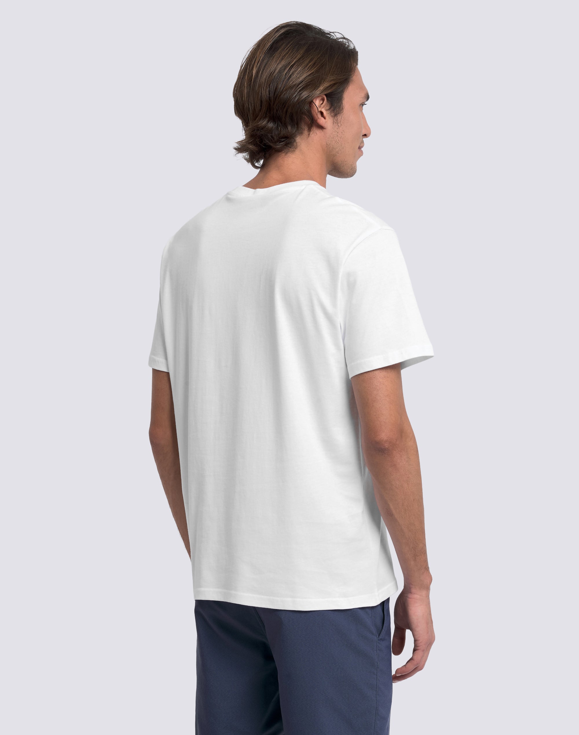 sundek-m253tejr9ia-t-shirt-uomo-girocollo-archive-hibiscus-cotone image 5