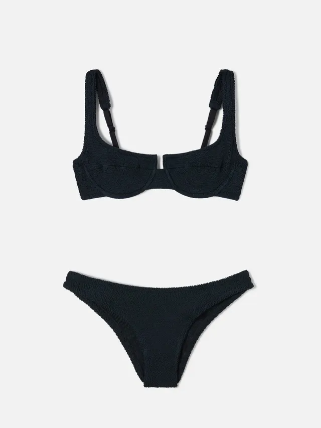 mc2-saint-barth-bikini-amira-elise-crinkle-nero-top-balconette-slip image 1