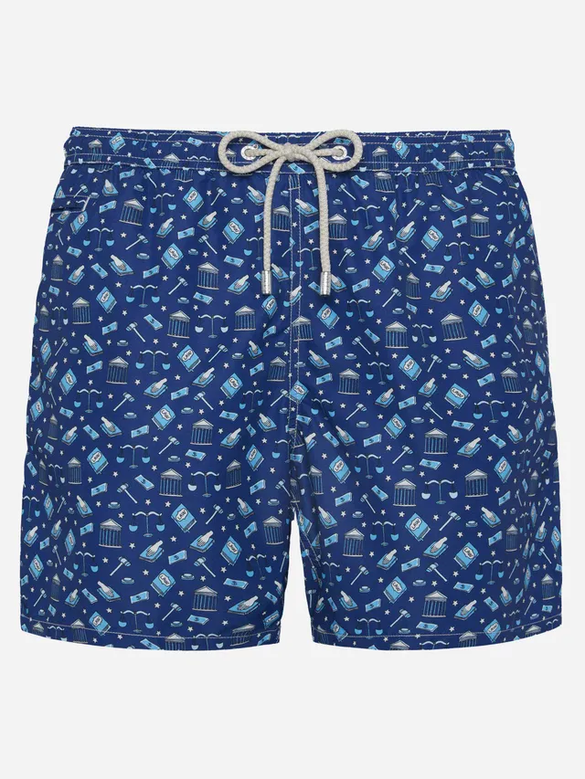 mc2-saint-barth-lighting-costume-mare-uomo-stampa-lawyer-mood-blu-navy image 1