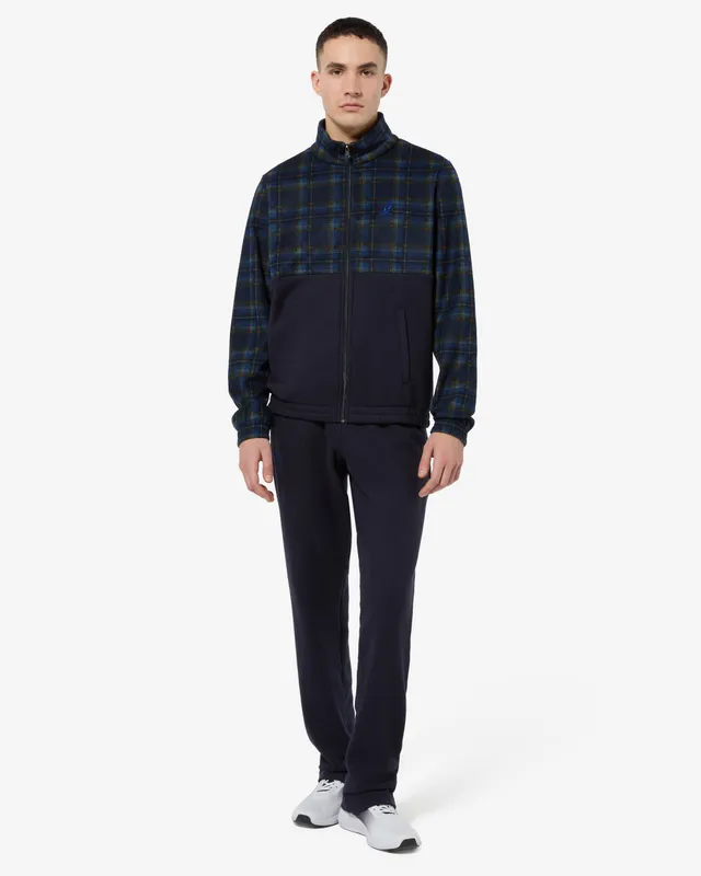 australian-check-tracksuit-tuta-sportiva-softech-check-blu-navy image 1