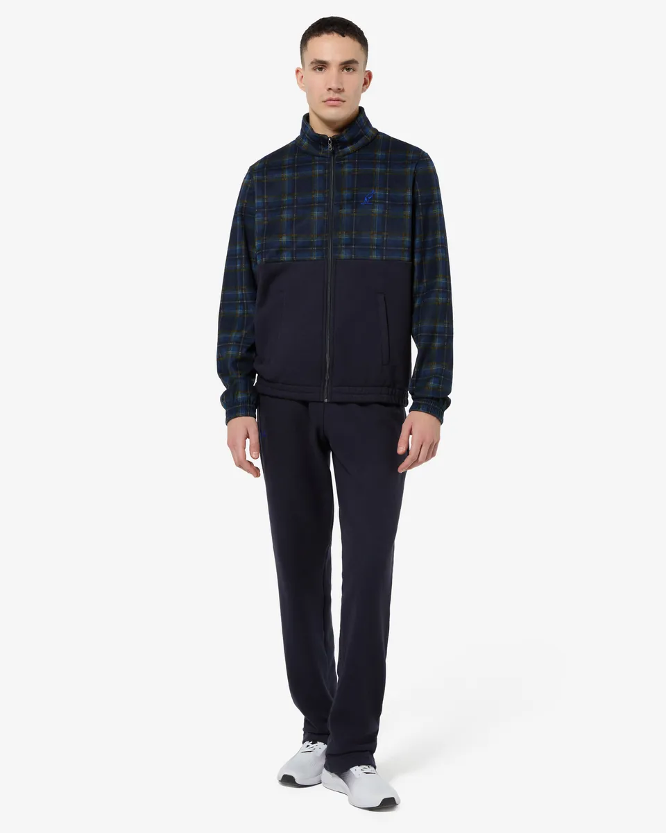australian-check-tracksuit-tuta-sportiva-softech-check-blu-navy image 1