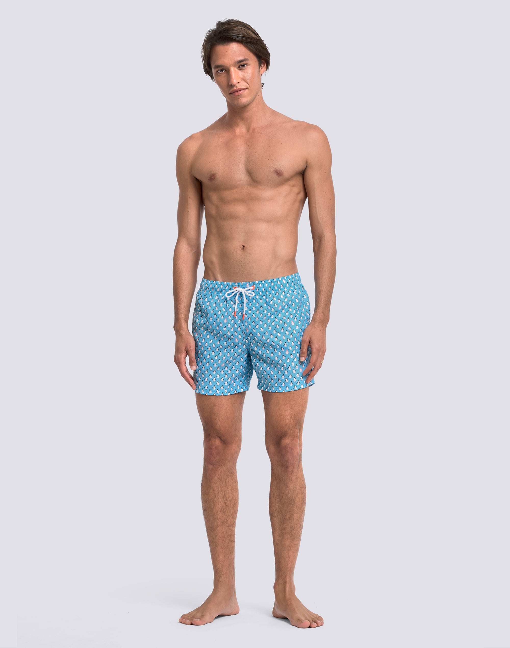 sundek-iconic-repreve-costume-da-bagno-uomo-corto-con-stampa-palmine-35-cm image 3