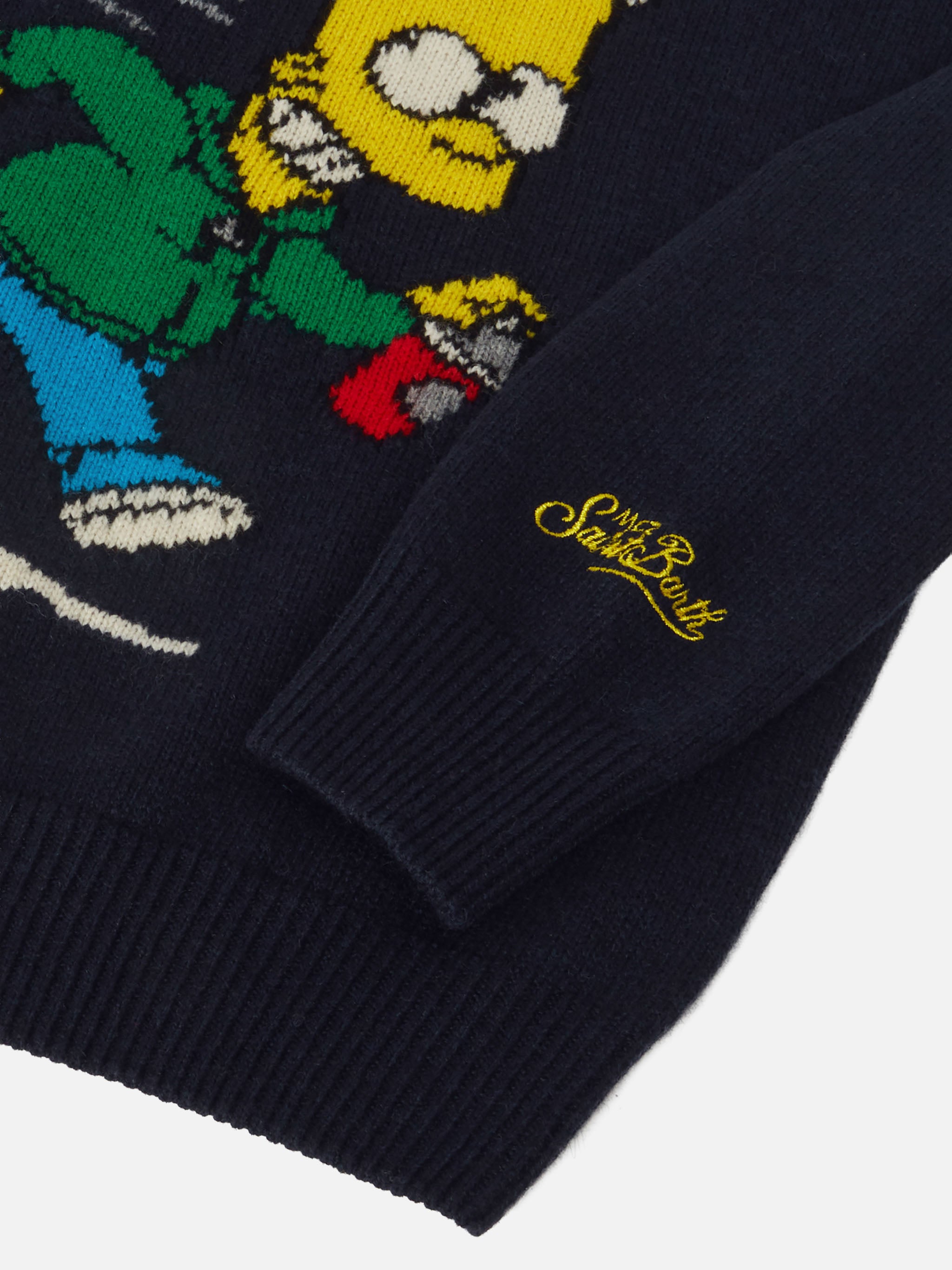 mc2-saint-barth-douglas-maglione-bambino-blu-navy-bart-simpson-special-edition-t image 4