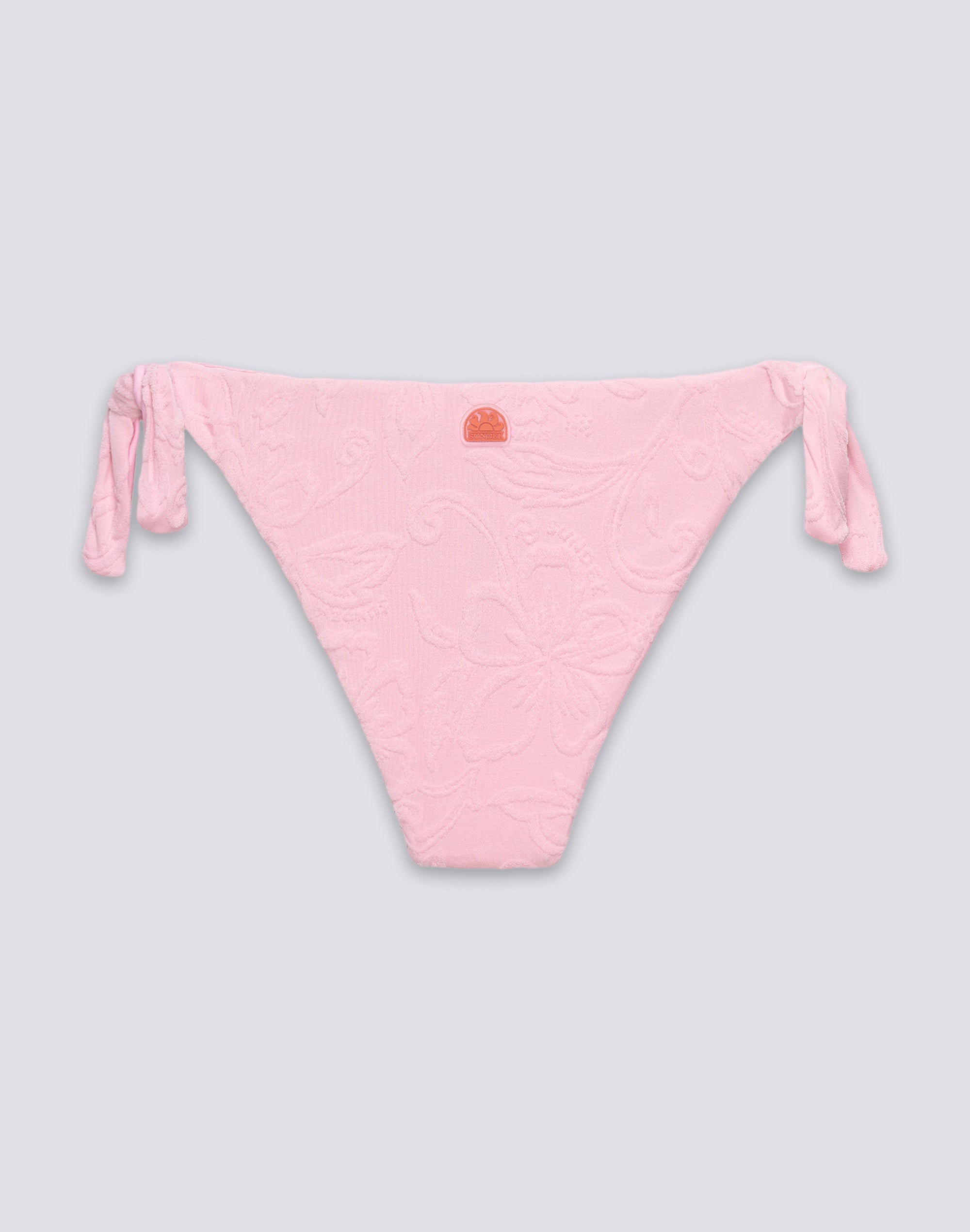 sundek-bea-slip-bikini-a-laccetti-in-spugna-jacquard-sk23 image 2