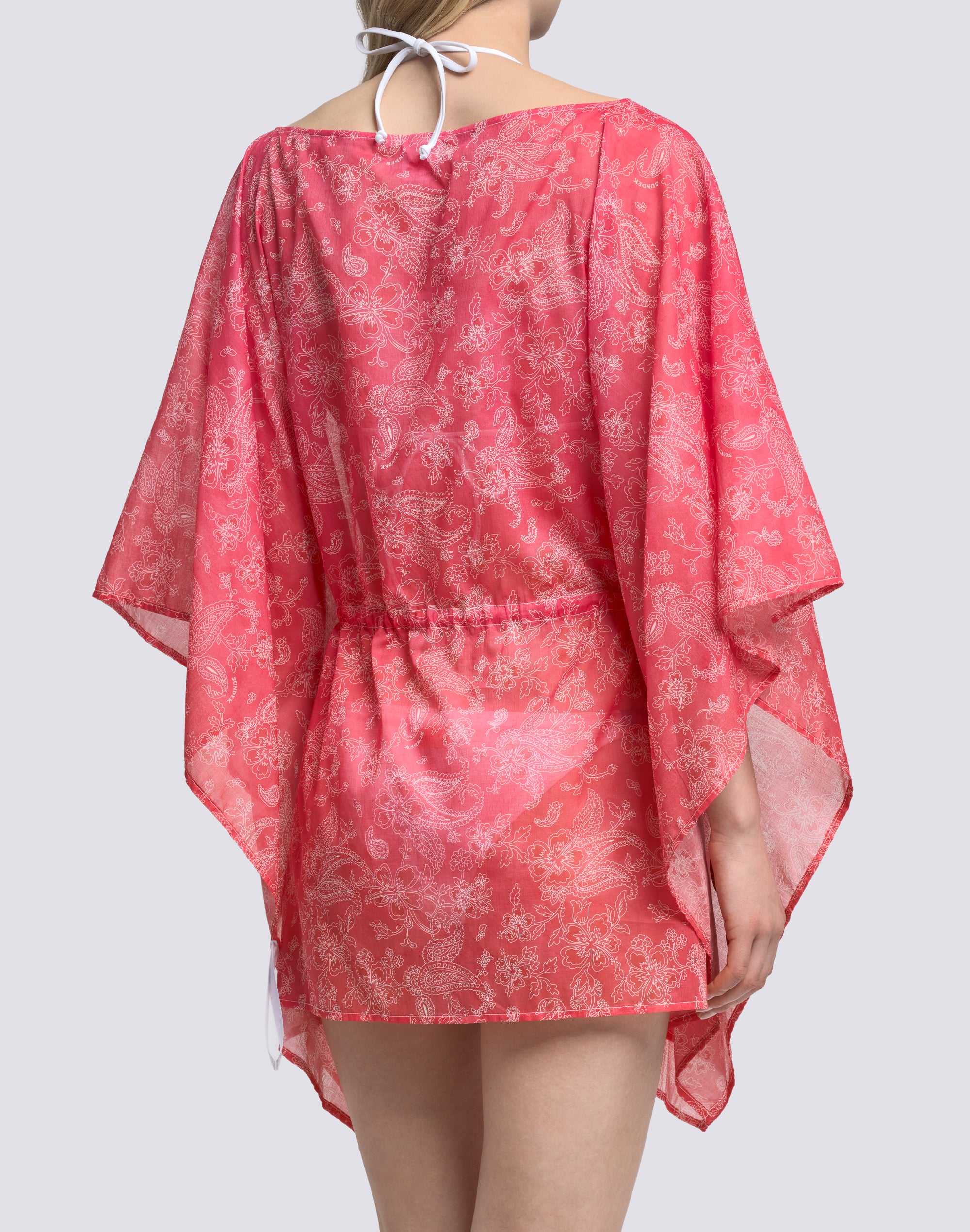 sundek-abito-donna-a-farfalla-hibi-paisley-con-coulisse-in-vita image 4