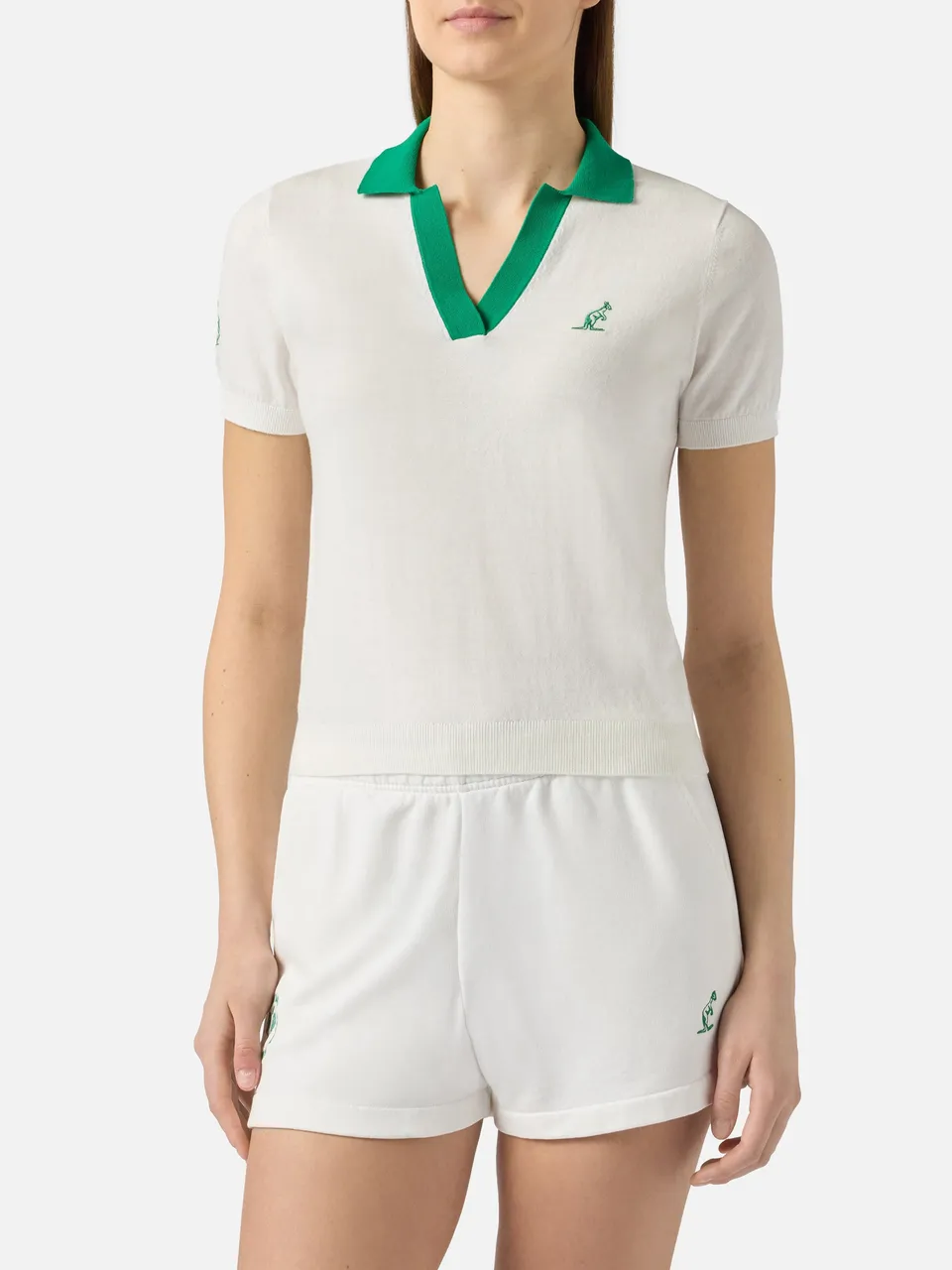 mc2-saint-barth-evonne-polo-donna-bianca-cotone-special-edition-australian image 1