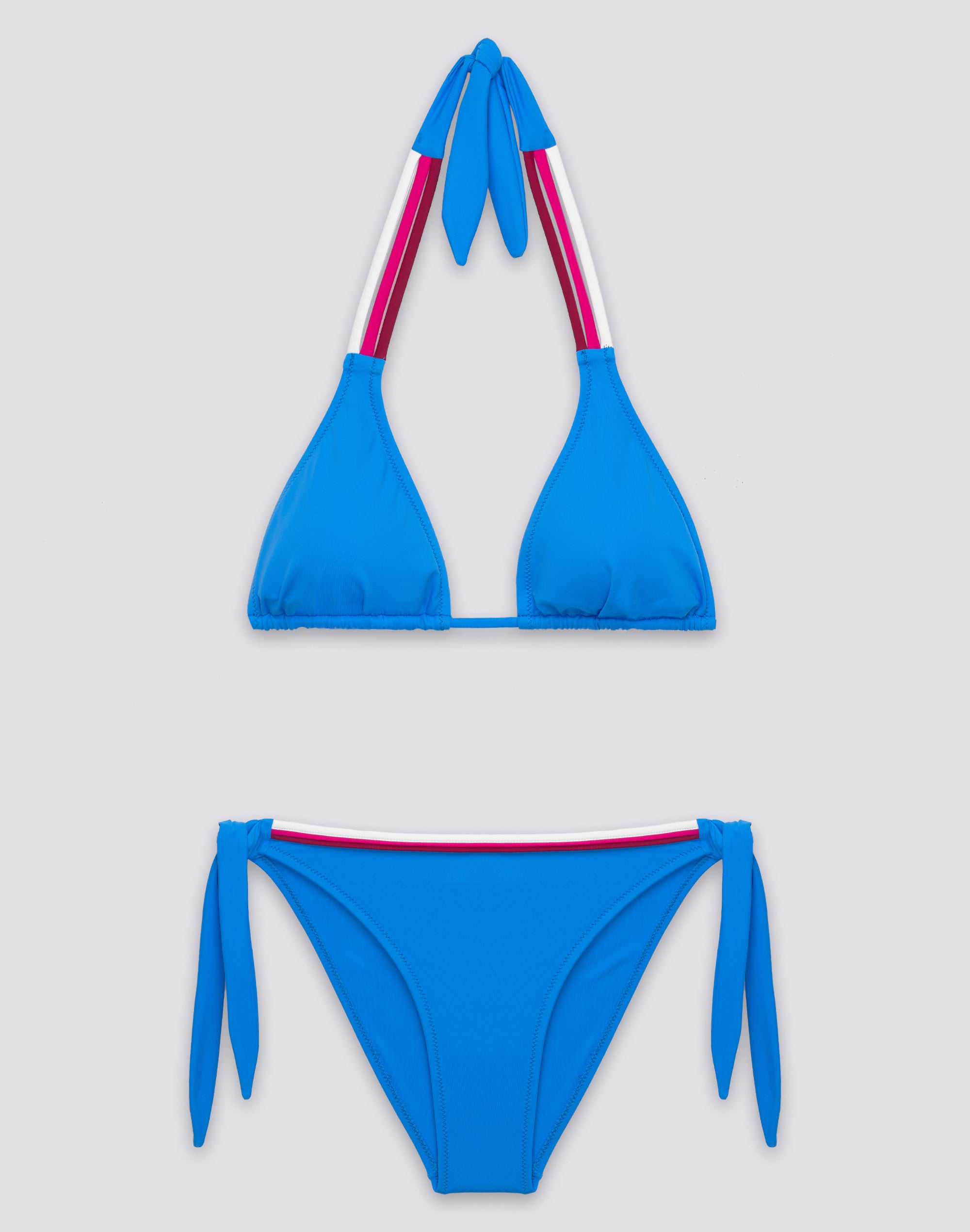 sundek-american-bikini-donna-top-triangolo-imbottito-slip-regolabile-tricolore image 1