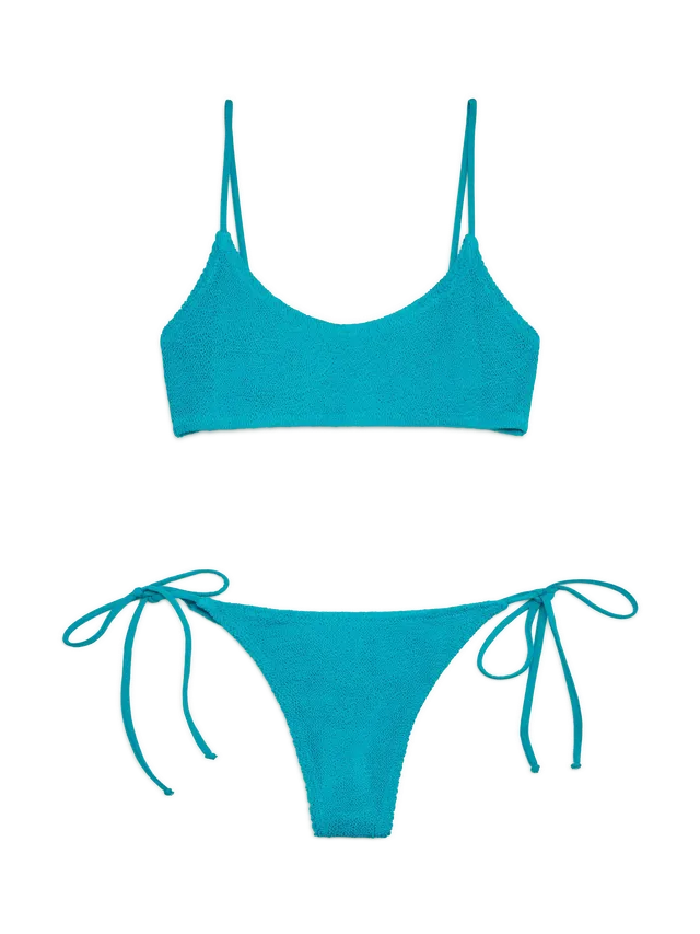 mc2-saint-barth-jusy-norah-bikini-donna-verde-ottanio-crinkle-bralette image 1