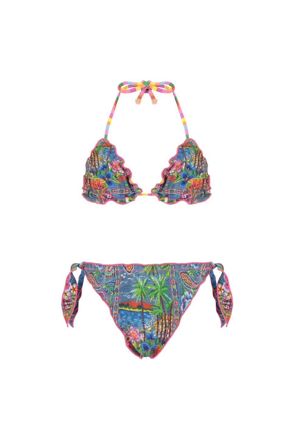 4giveness-bikini-triangolo-con-slip-nodi-bimba image 1