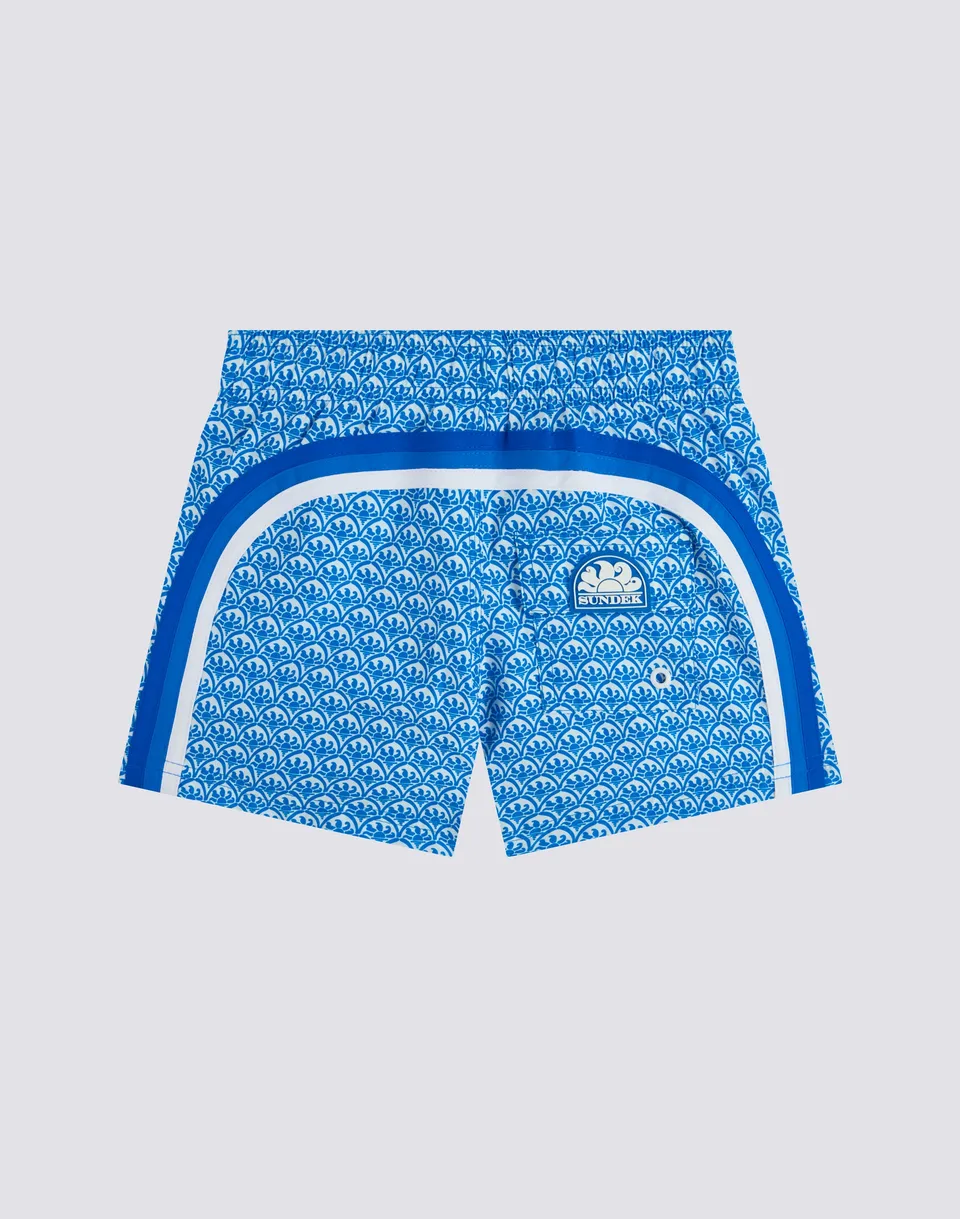 sundek-b504bdrt3mj-costume-da-bagno-bambino-corto-maiolica-sunset-in-repreve image 1